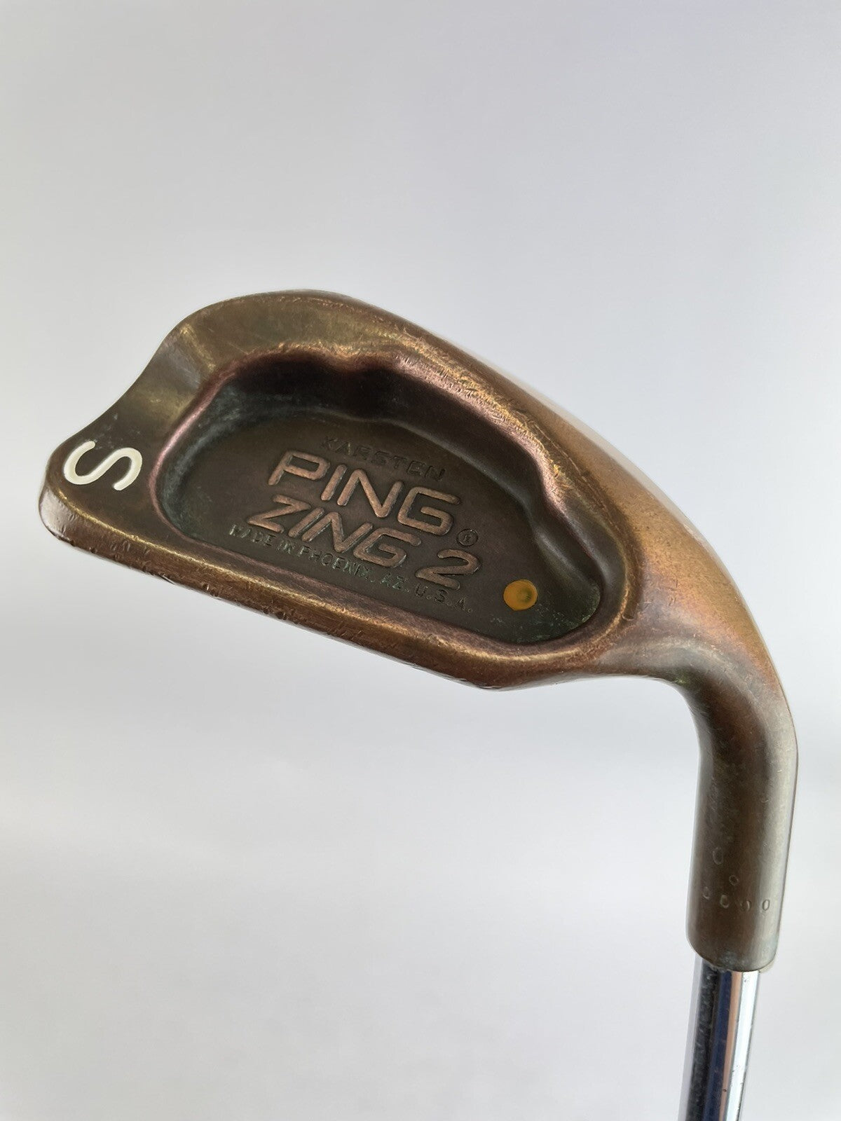 Ping Zing 2 Becu Sand Wedge Brown Dot JZ Stiff Steel /Right /New Grip /92850