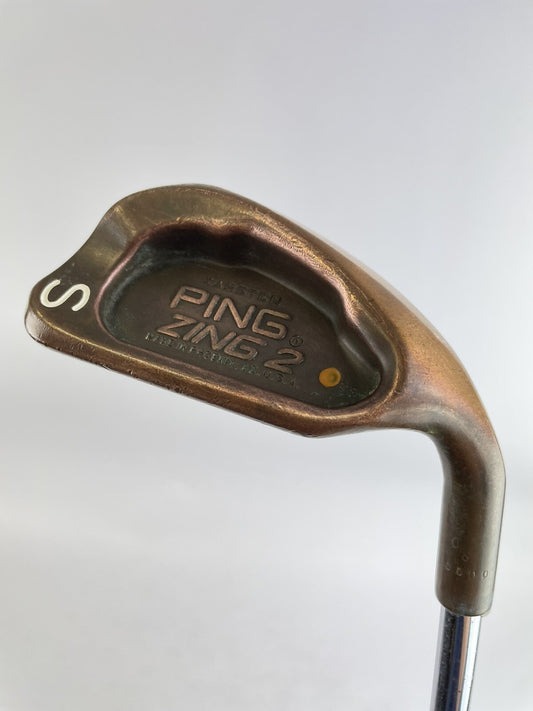 Ping Zing 2 Becu Sand Wedge Brown Dot JZ Stiff Steel /Right /New Grip /92850