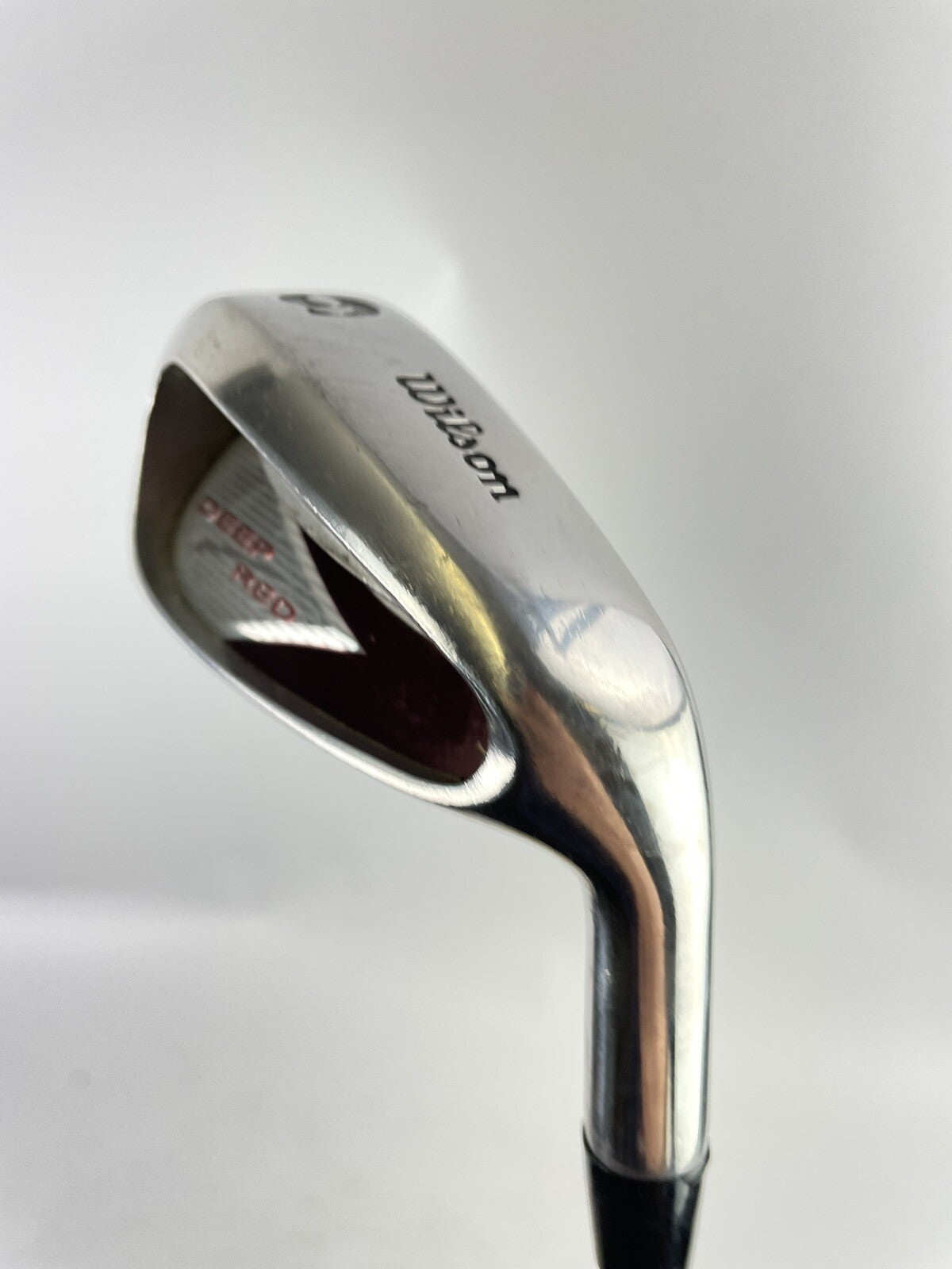 Wilson Deep Red 6 Iron Regular Flex Steel /Right Handed /New Grip /Polished/62044