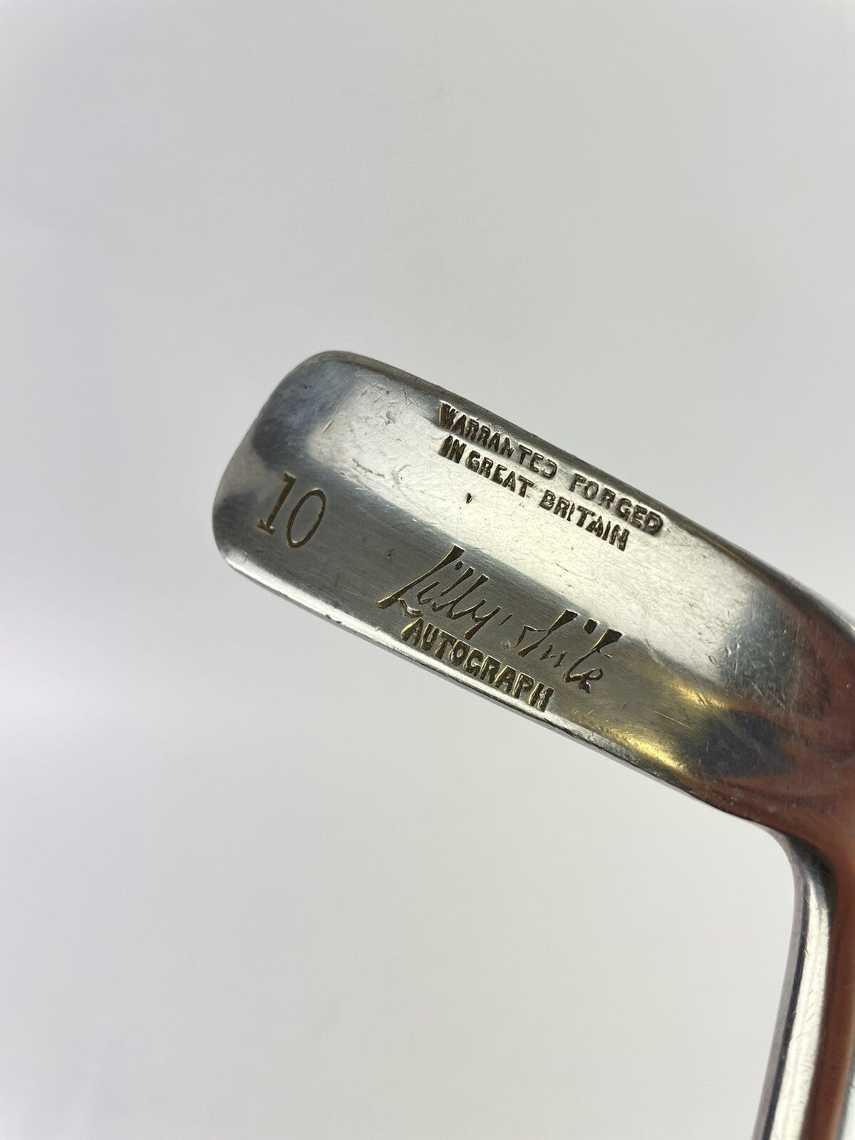 Lilly White Golf Forged Putter Power Plus 33” Steel /Right /Blade /New Grip/44791