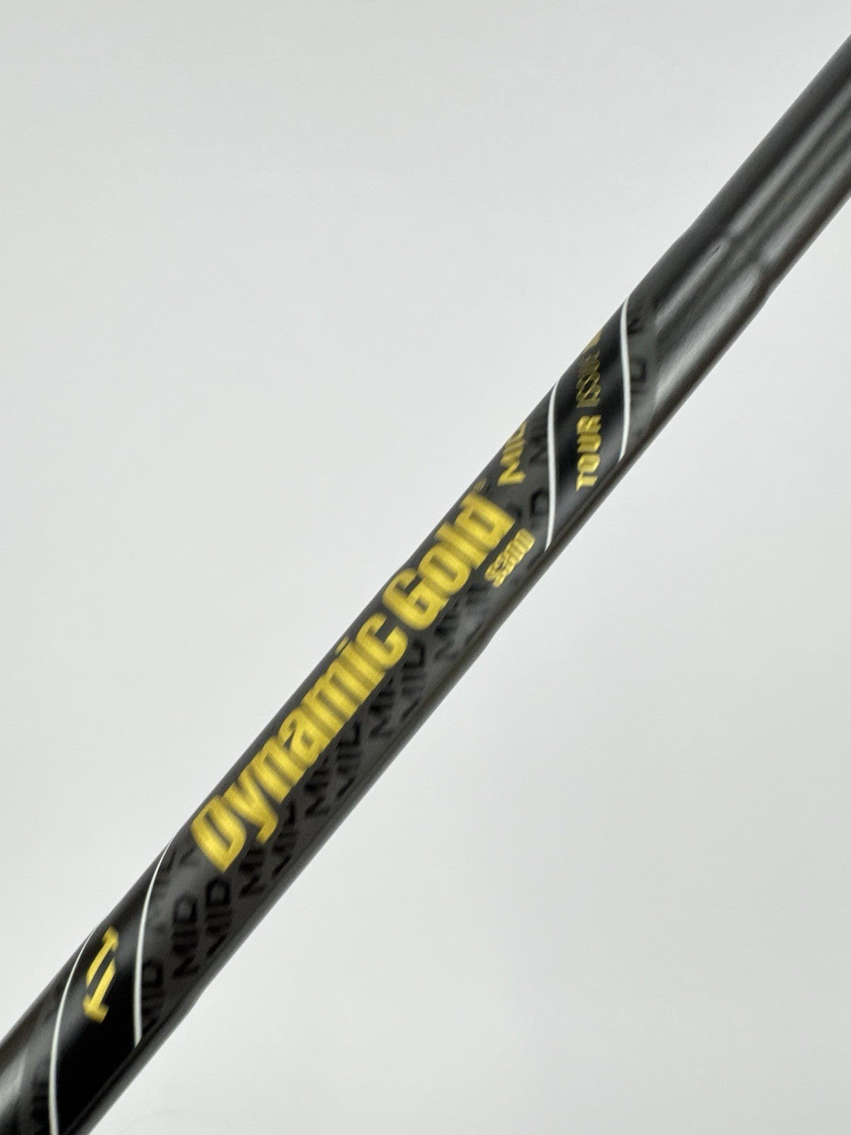 Dynamic Gold Tour Issue Iron Shaft Mid S300 Stiff Steel Blackout 36” /330255