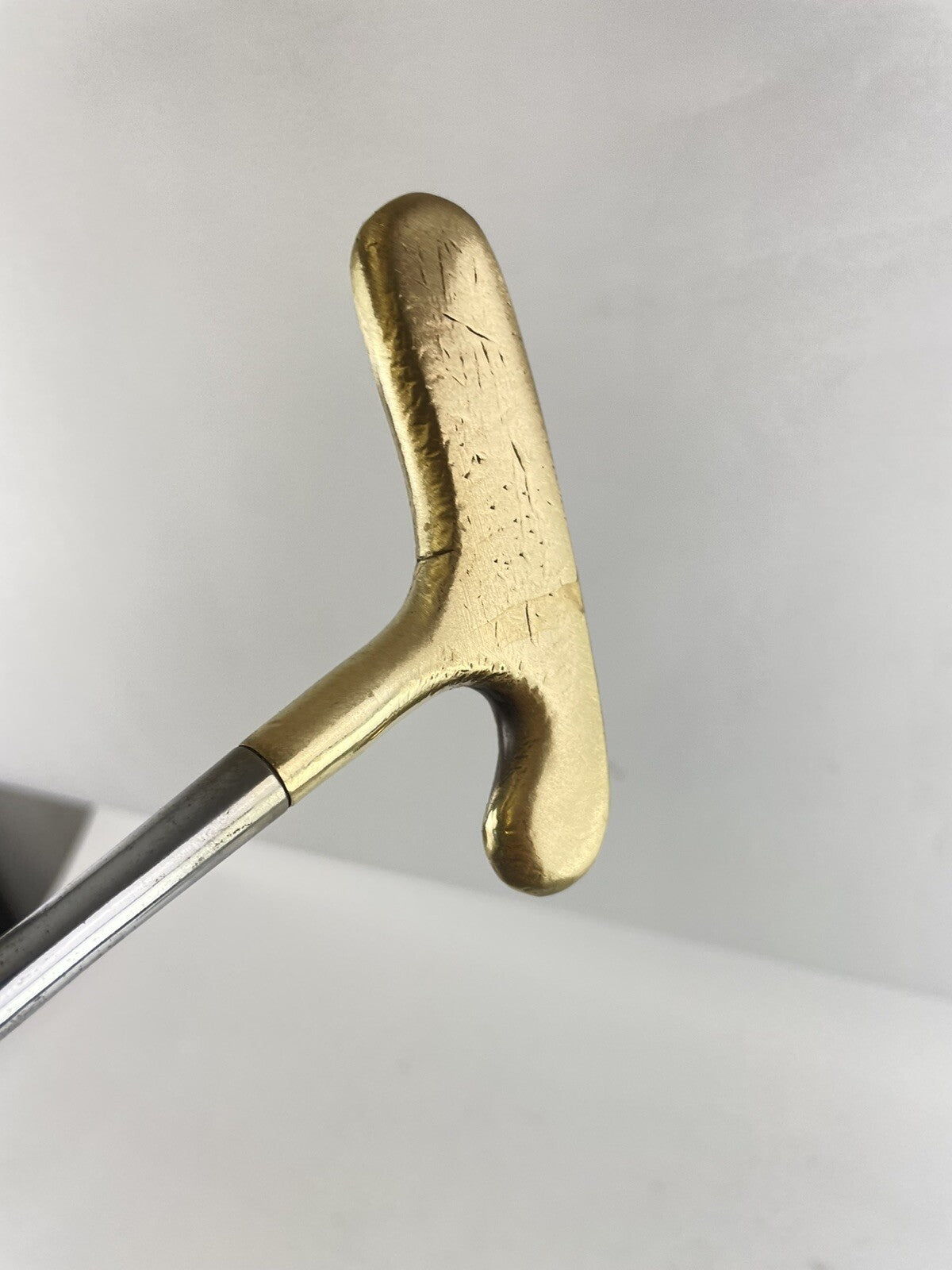 Slazenger Eaglet Blade Putter Brass 36” Steel /Left Handed /New Grip /1081011