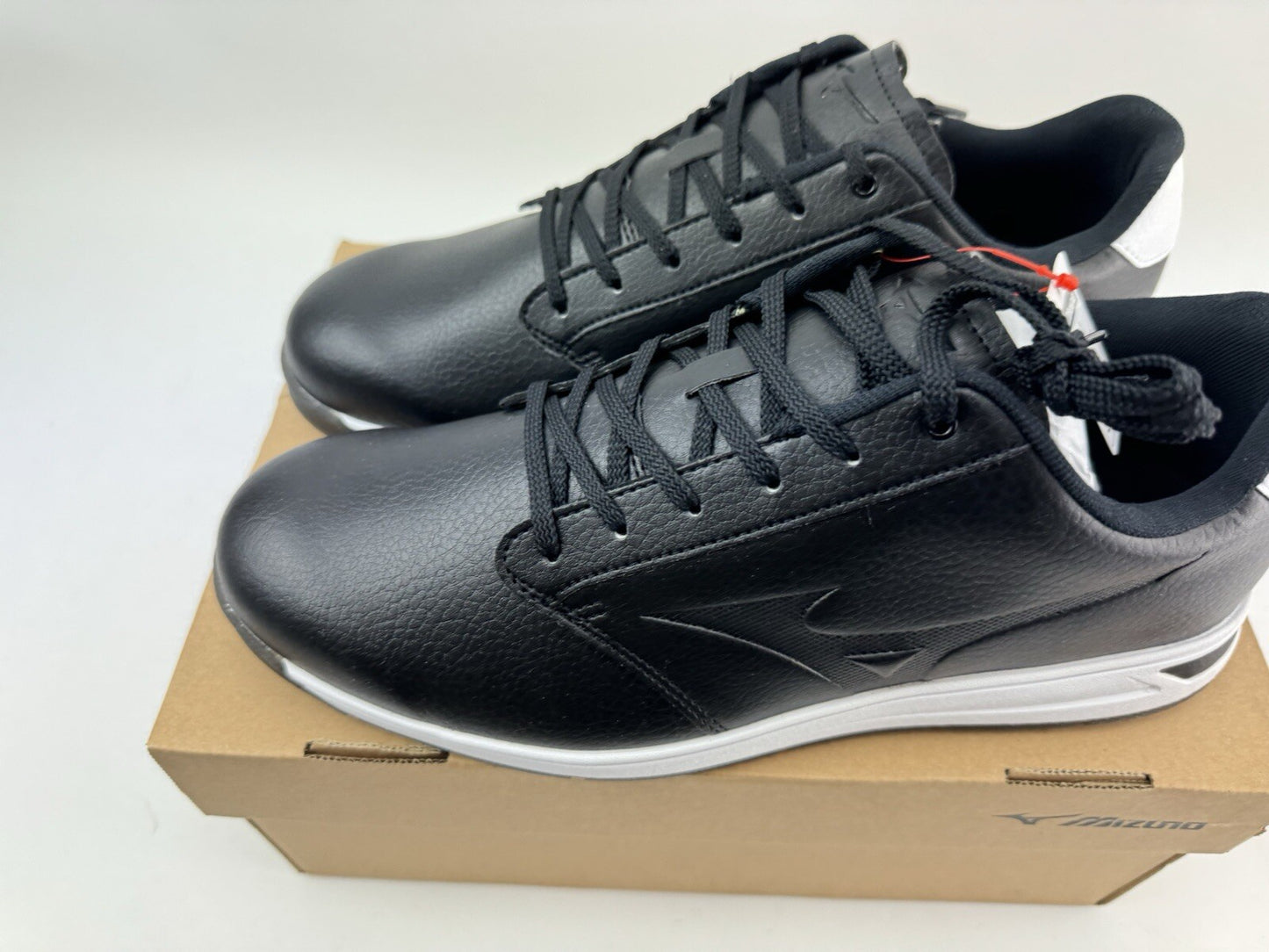 Mizuno Waterproof Golf Shoes G Style UK 7.5 /Spikeless /Black /New /196124