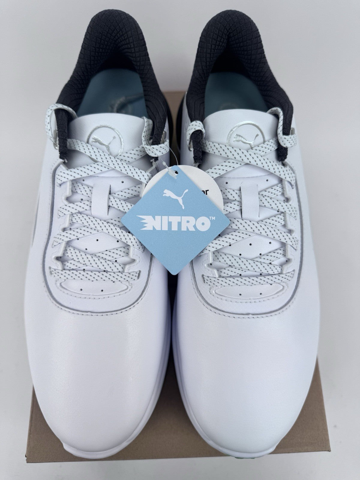 Puma Phantomcat Nitro Men's Golf Shoes Size UK 9.5 White Black Fluro/320343