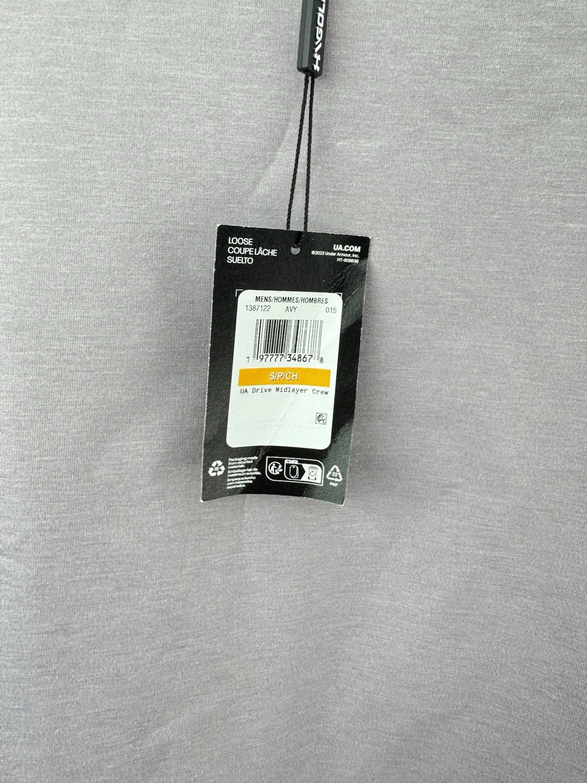 Under Armour Golf Pullover Drive Crew Midlayer UK Small /Loose Fit /New /251577