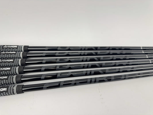 Fujikura Pro Iron Shafts 5-PW Senior Graphite 0.355 Tapered /Jumbo Grips/New0