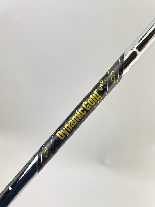 Dynamic Gold Mid 100 Iron Shaft Regular Flex Steel 35” /0.370 Parallel /303560