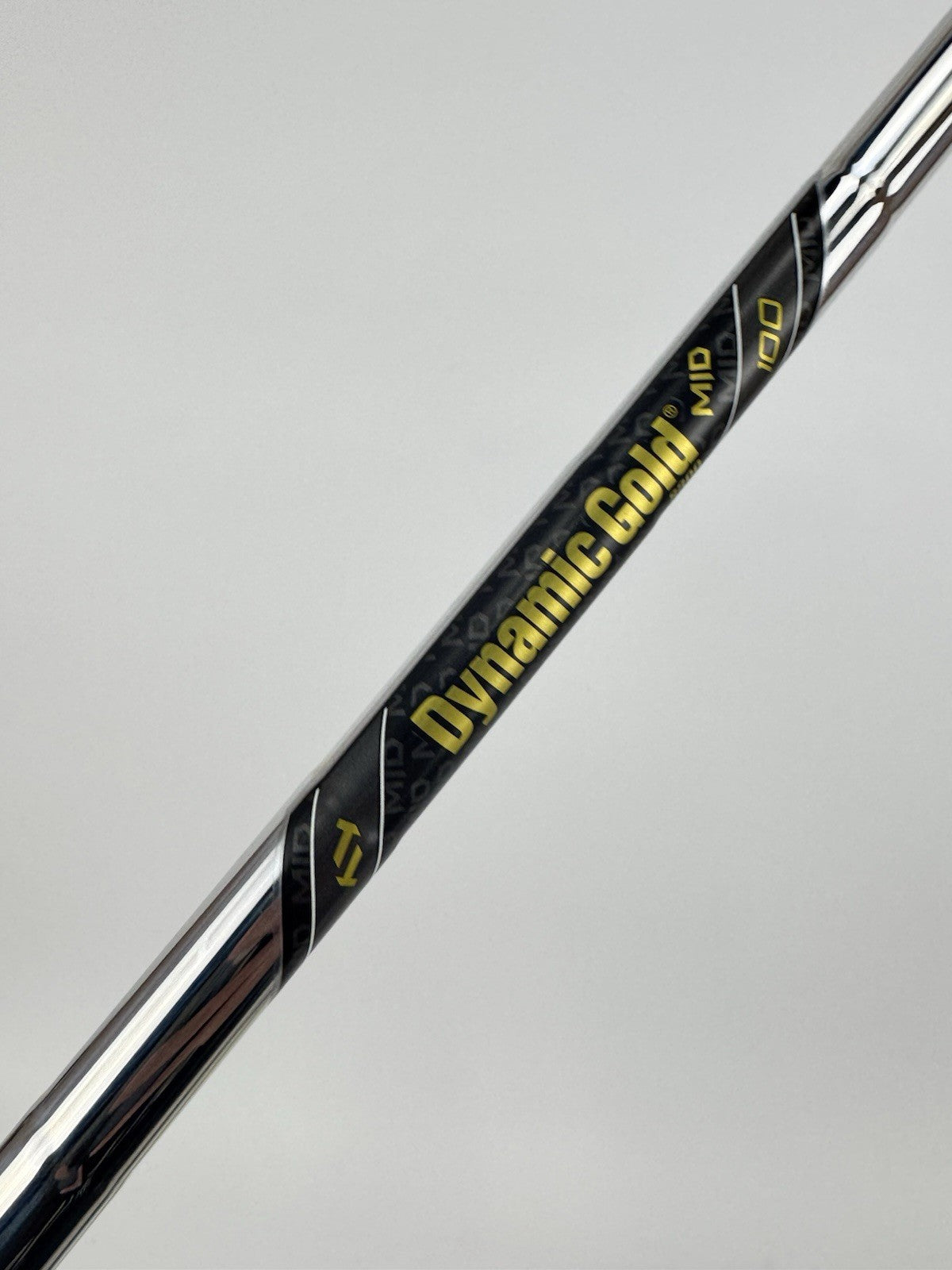 Dynamic Gold Mid 100 Iron Shaft S300 Stiff Flex Steel 35.5”/0.370 Parallel/317481