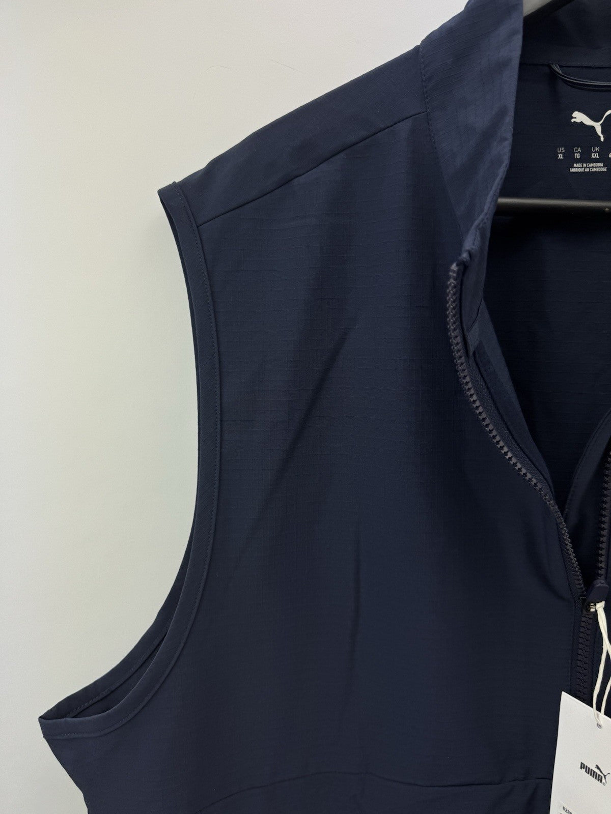 Puma Golf Pullover Vest Ripguard 1/4 Zip /UK XXL /Navy /New /295333