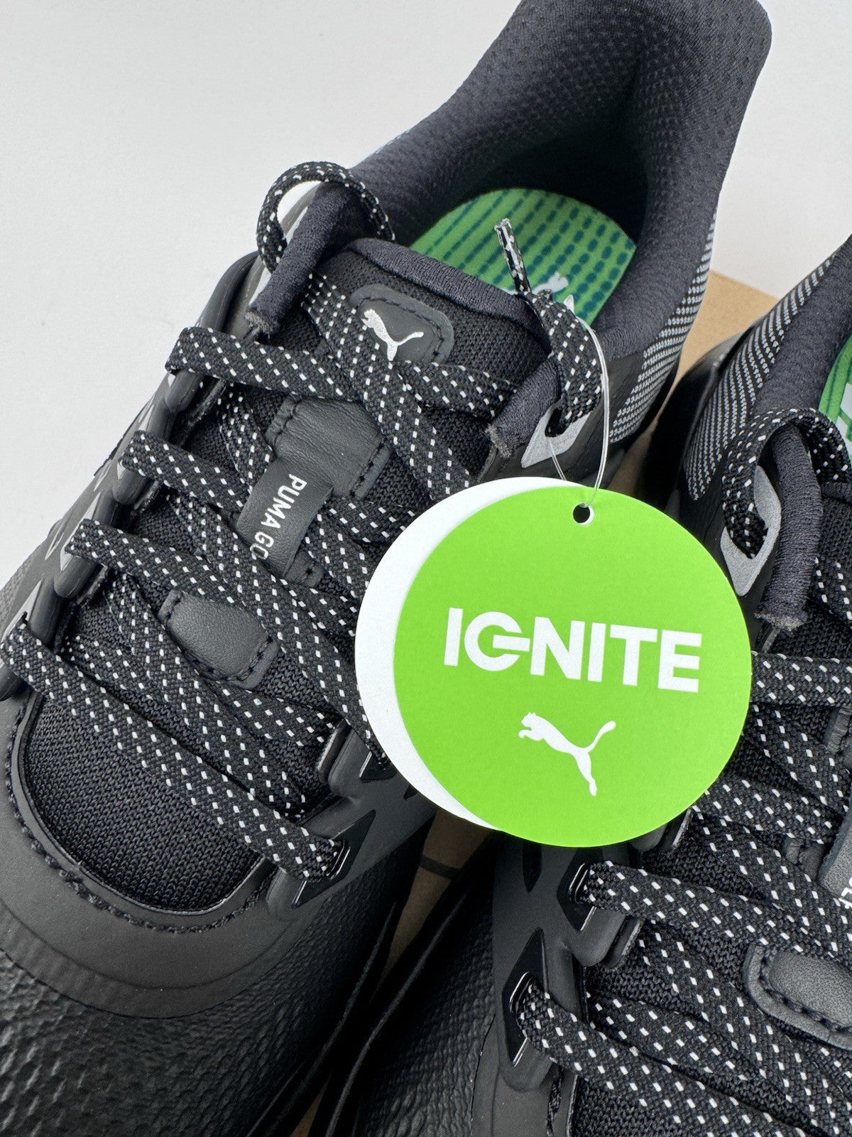 Puma Ignite Elevate 2 Tour Men's Golf Shoes Size UK 7.5 Black Waterproof/323149