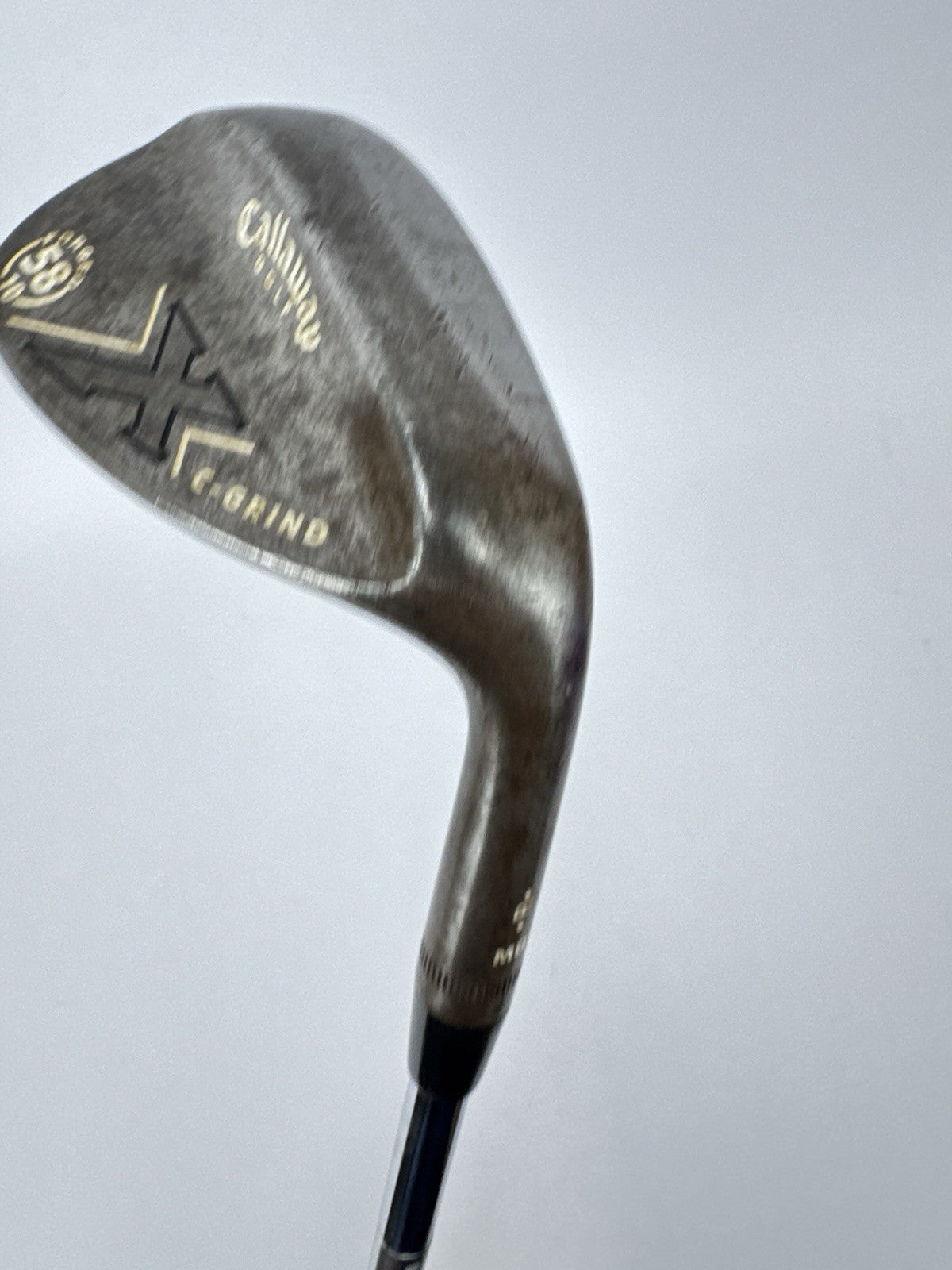 Callaway Lob Wedge X Forged 58* Raw Wedge Flex Steel /Right /New Grip /342825