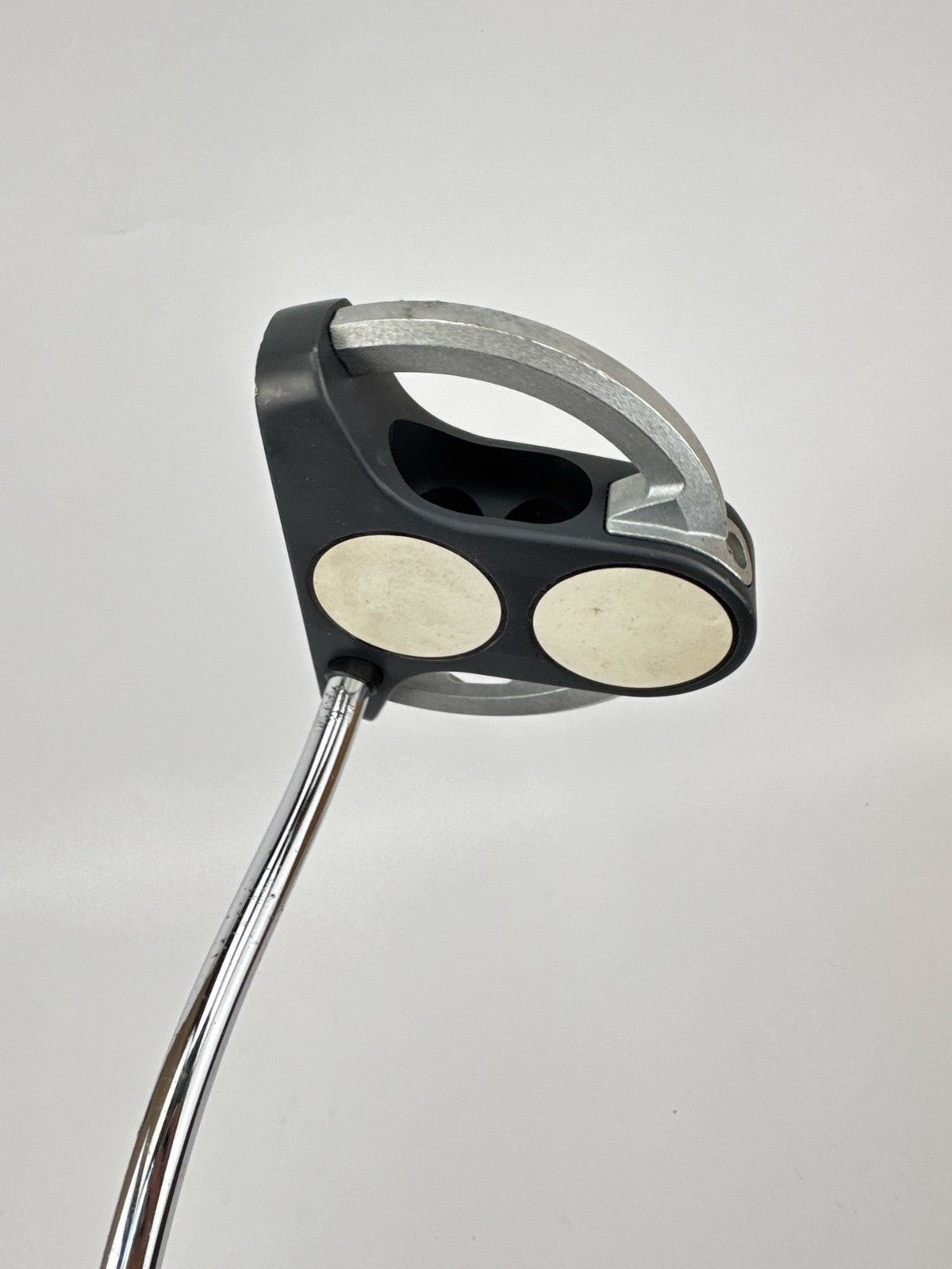 Odyssey White Steel 2-Ball SRT Mallet Putter Steel Shaft Stiff Flex /Left/367549