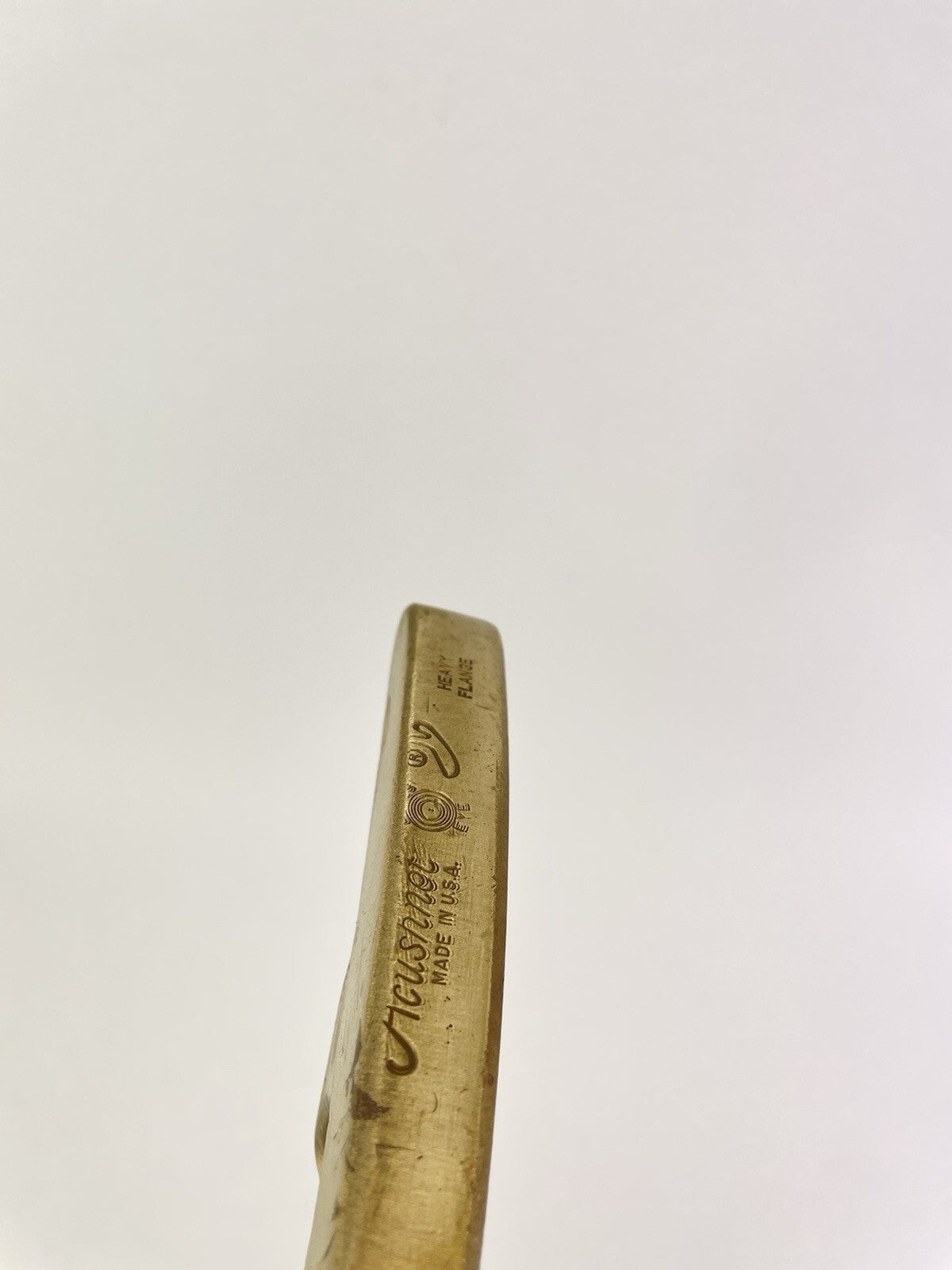 Acushnet Bulls Eye Putter Brass 34” Right Handed /Offset /New Grip /165413