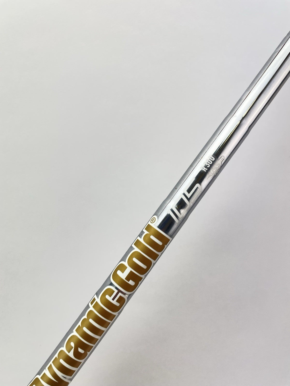 Dynamic Gold 105 Iron Shaft Vss Pro Regular Flex Steel 36” /0.355 Tapered /280044
