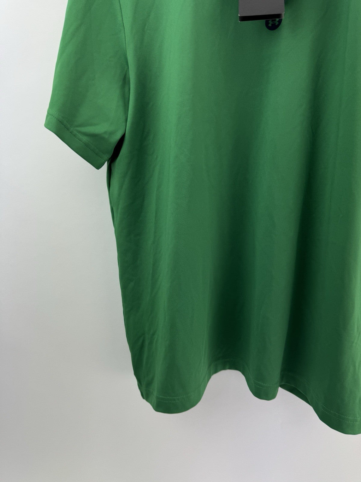 Under Armour Golf Drive Zip Polo Shirt Black UK Large /Green /New /286671