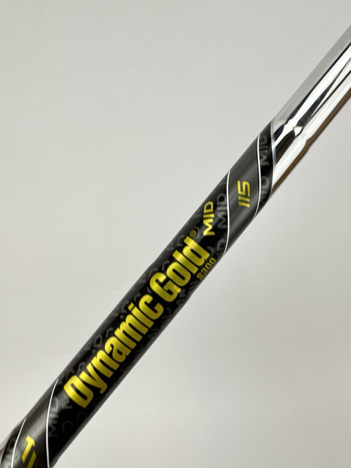 Dynamic Gold 115 Iron Shaft Mid S300 Stiff Flex Steel 36”/0.370 Parallel /346313