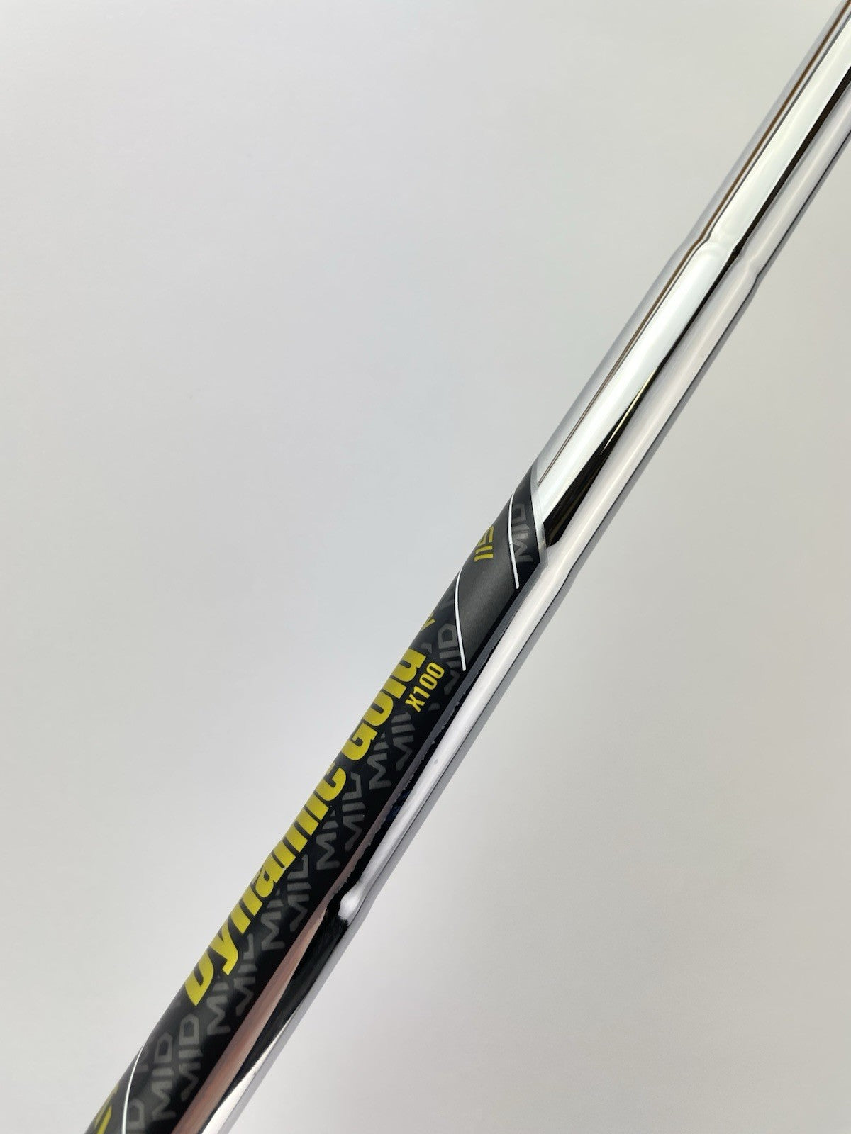 Dynamic Gold Mid 115 Iron Shaft X100 X Flex Steel 35.25” /0.355 Tapered /298938