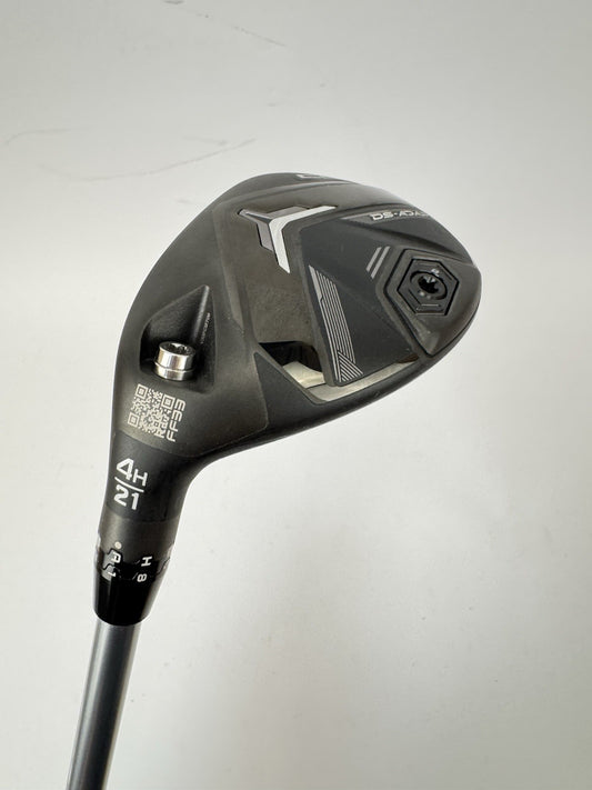 Cobra DS Adapt 4 Hybrid Left Handed 21* Regular Graphite /New Shaft + Grip/348820