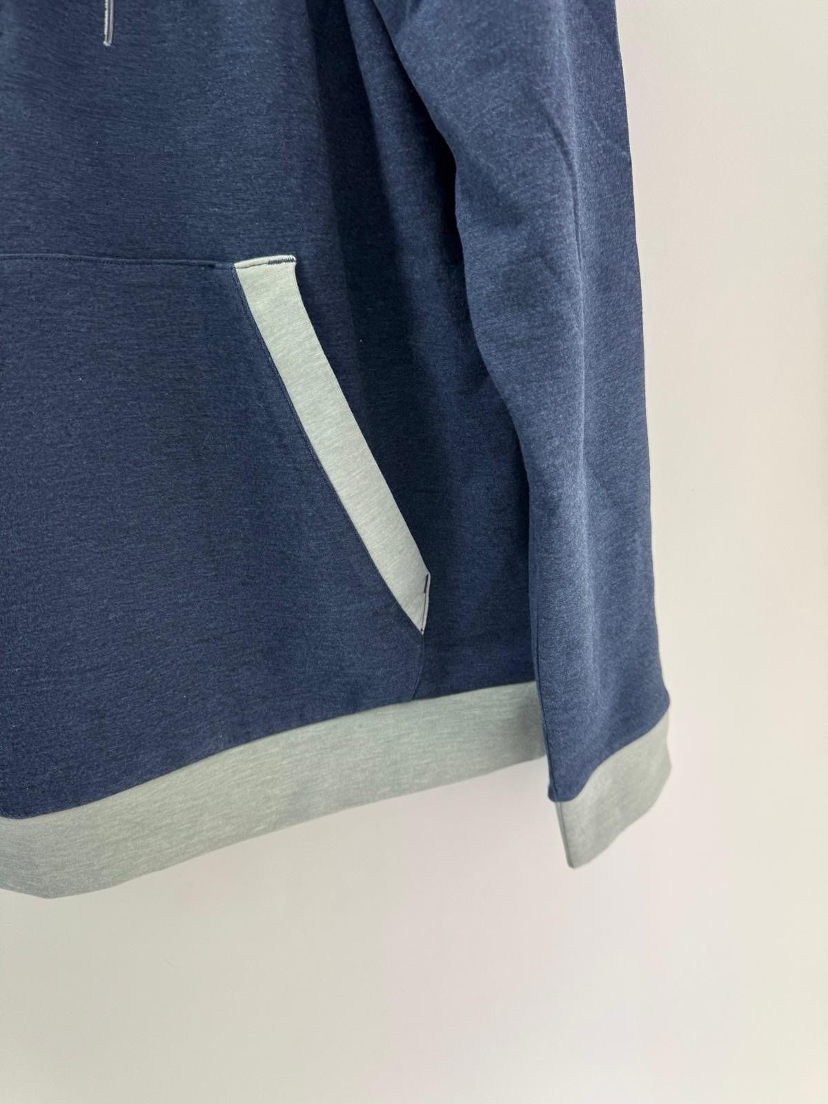 Original Penguin Golf Hoodie 1/4 Zip Earl Colour Block UK S /Navy /New /306445