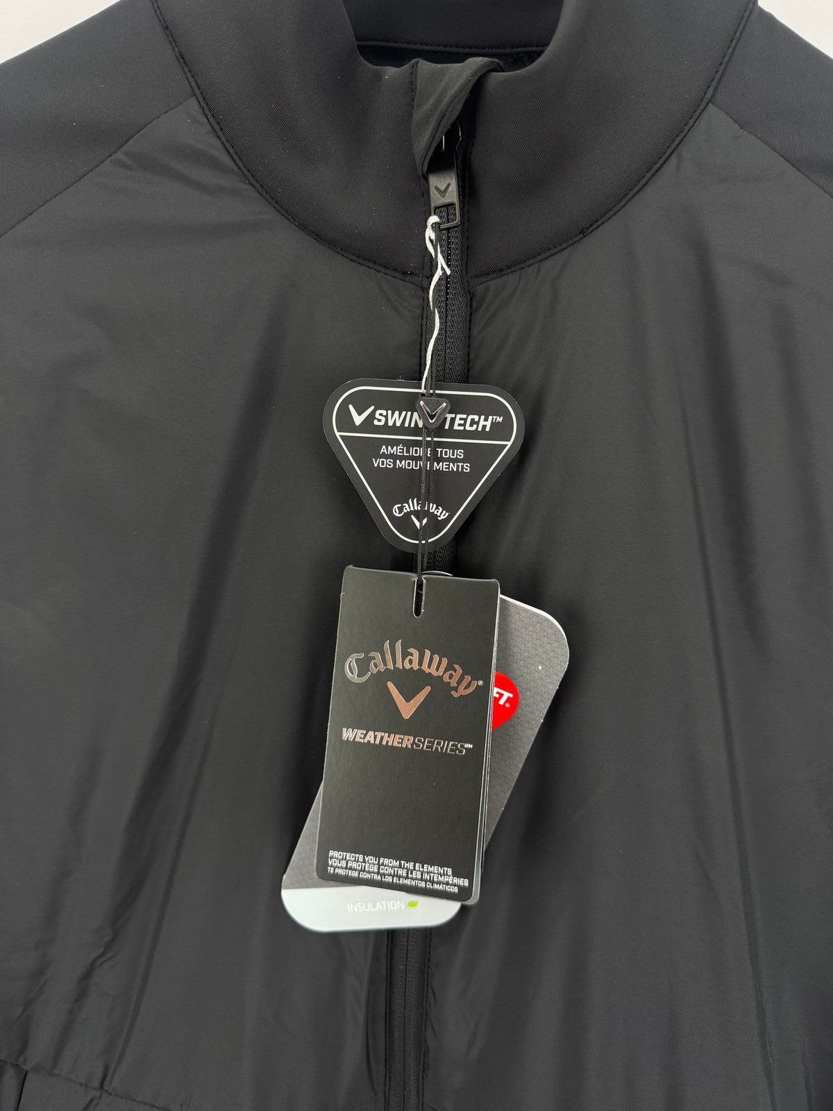 Callaway Weather Series Mens Golf Jacket Black Caviar Size S/323891