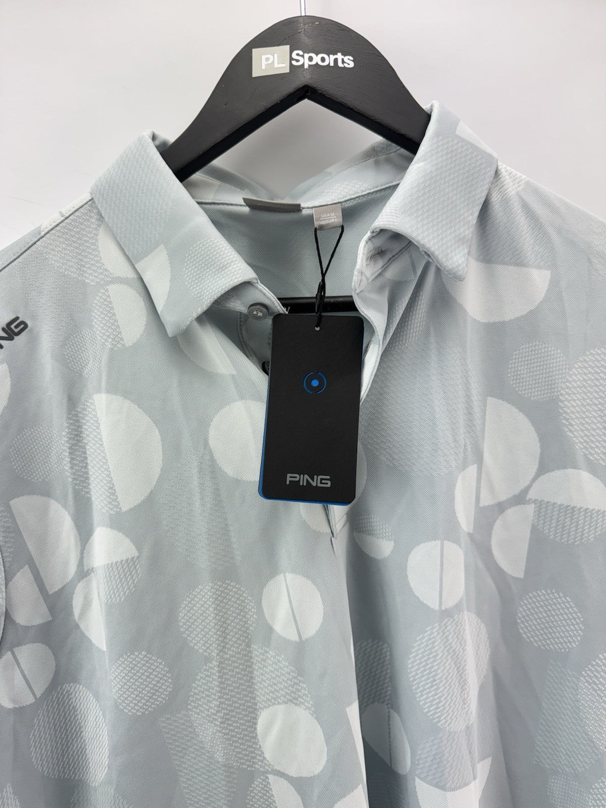 Ping Golf Mens Polo Shirt Jay Sensorcool UK Large /Grey /New /298233