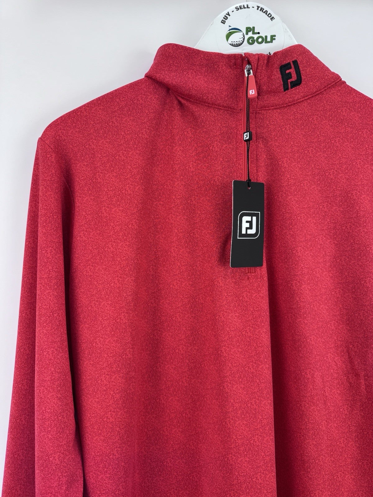 FootJoy Chill-Out Golf Pullover Men's Size Large Red Moisture Wicking/313482