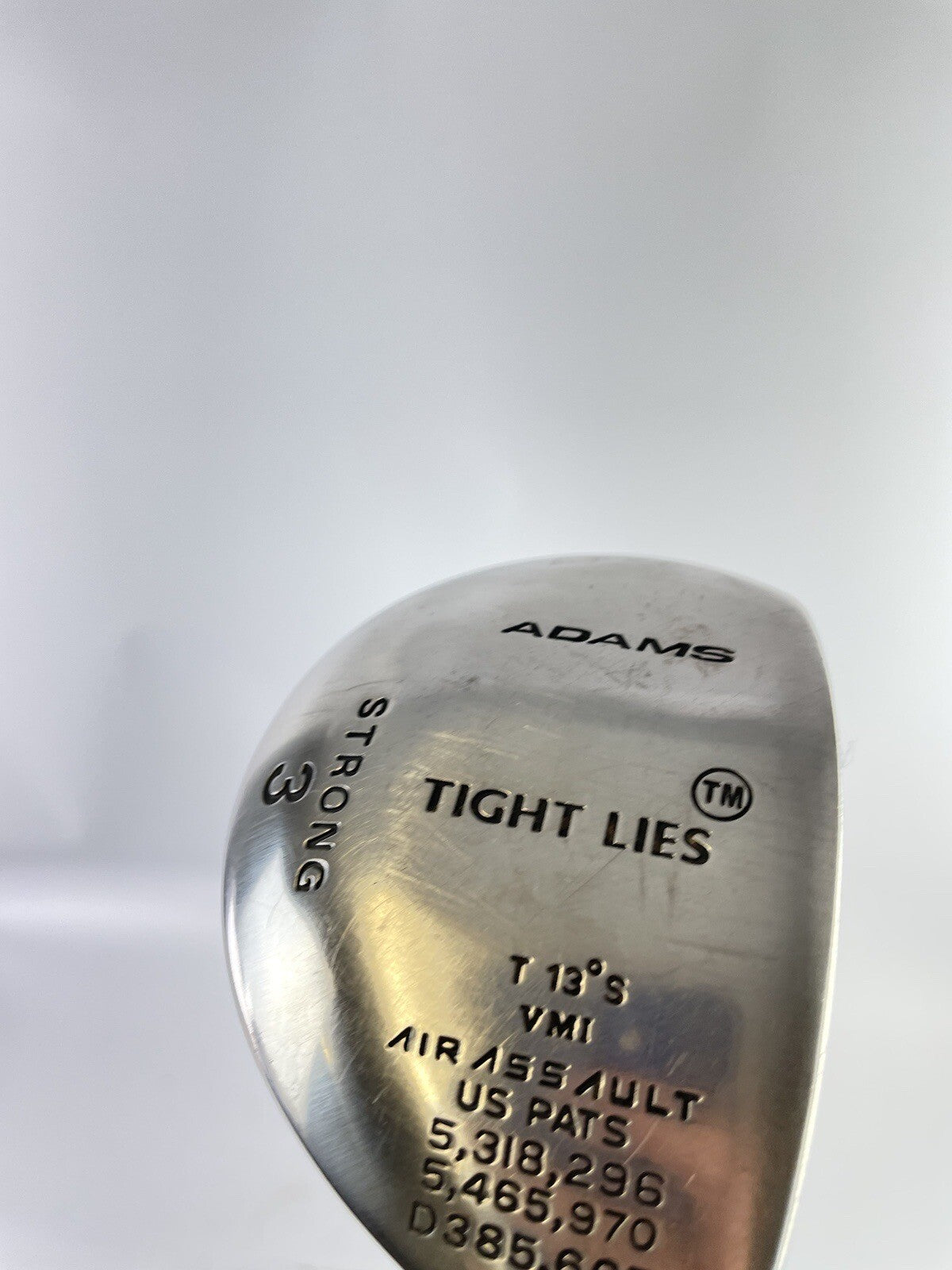 Adams Strong 3 Wood 13* Tight Lies Regular Flex Shaft /Right /New Grip /38862