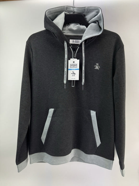 Original Penguin Golf Colour Block Hoodie UK Large /Grey /New /241560