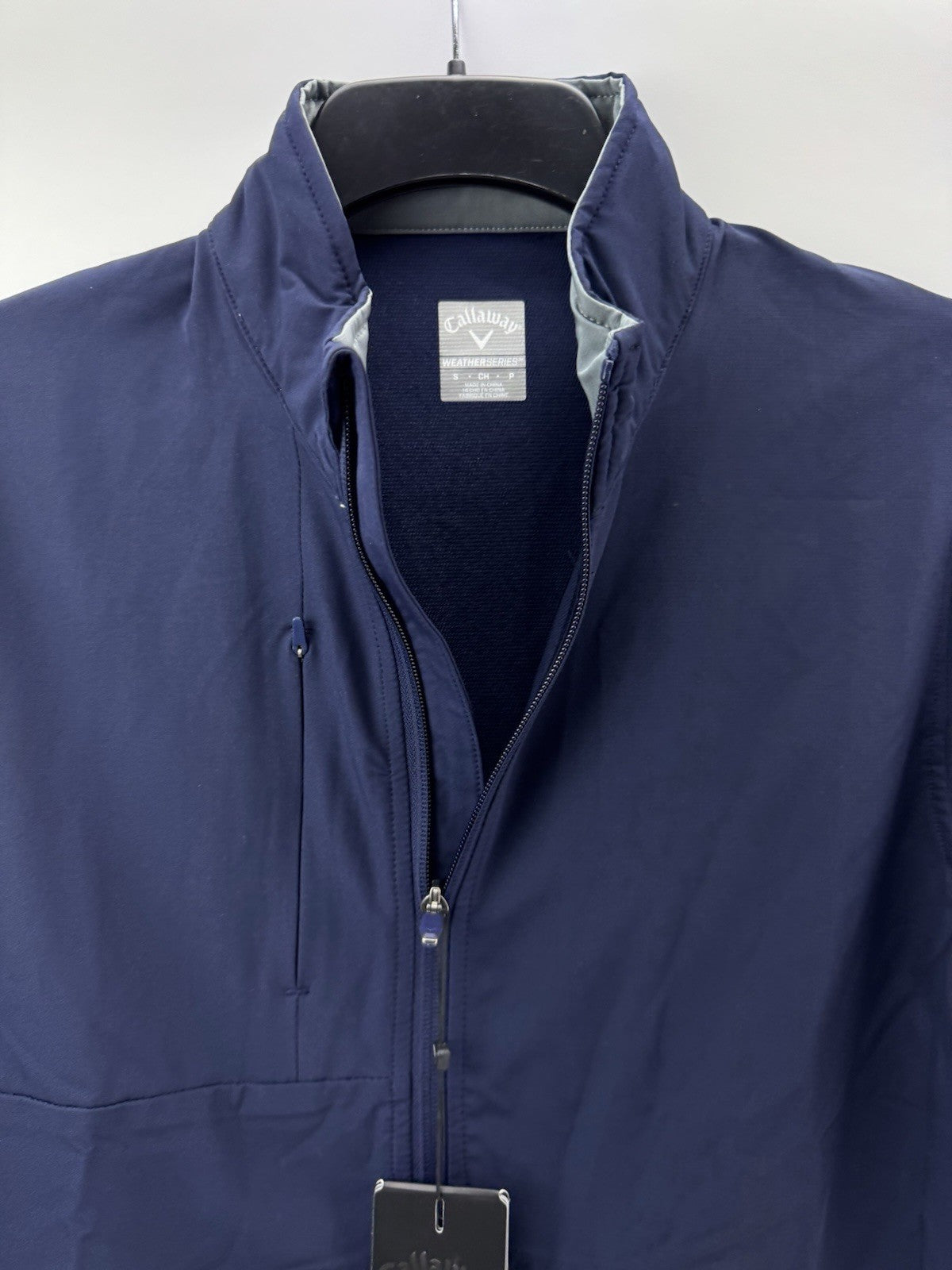 Callaway Golf Windproof Jacket Mens Full Zip Weather Series UK Small /New /244773