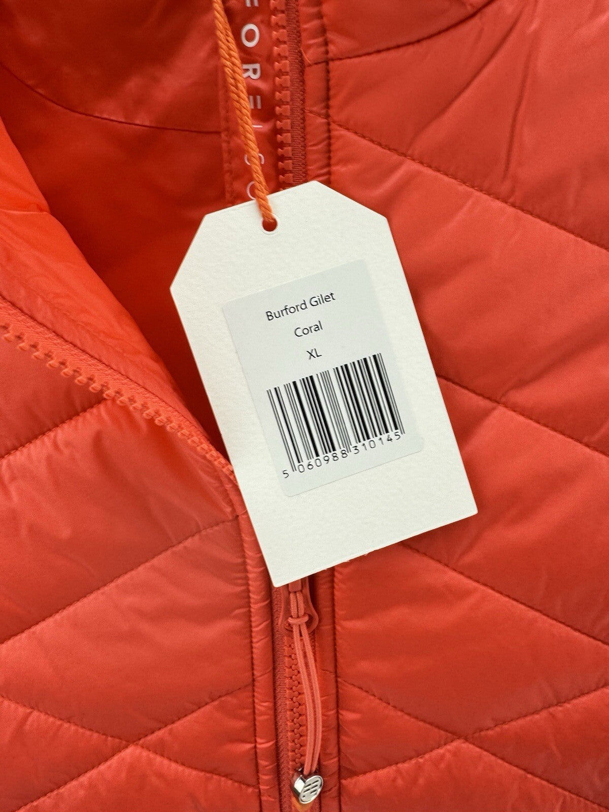 Forelson Golf Women’s Gilet Burford Coral Colour UK XL (14) /New /222807