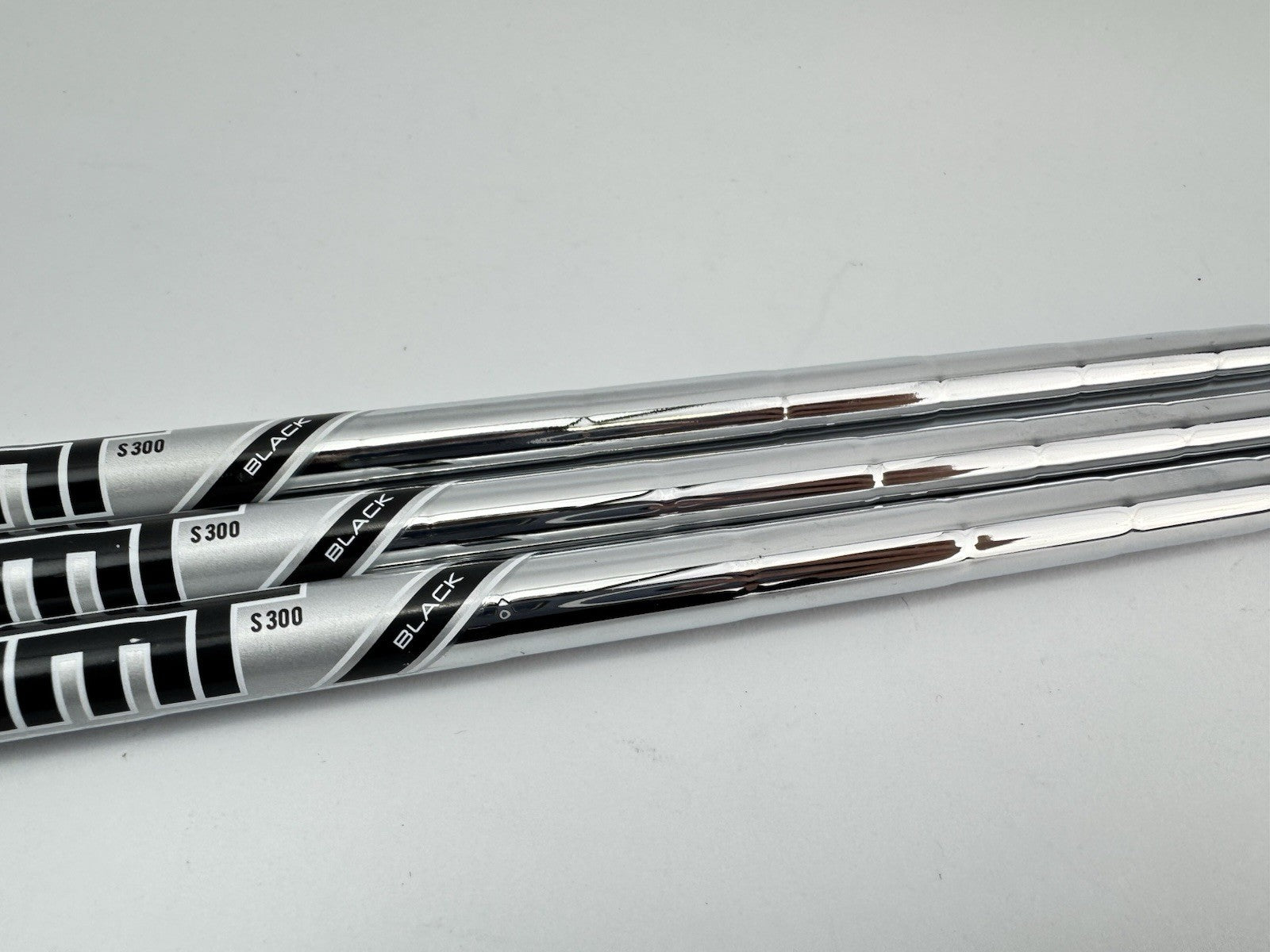 AMT Black Wedge Shaft Set (3) S300 Stiff Flex Steel 0.355 Tapered /297294