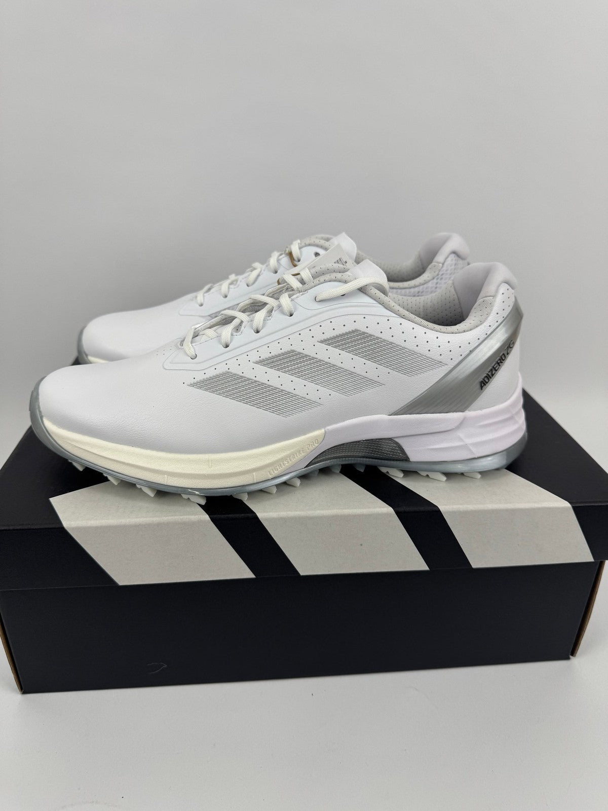 Adidas W Adizero ZG Golf Shoes Womens Size UK 6.5 White Lightweight/312450
