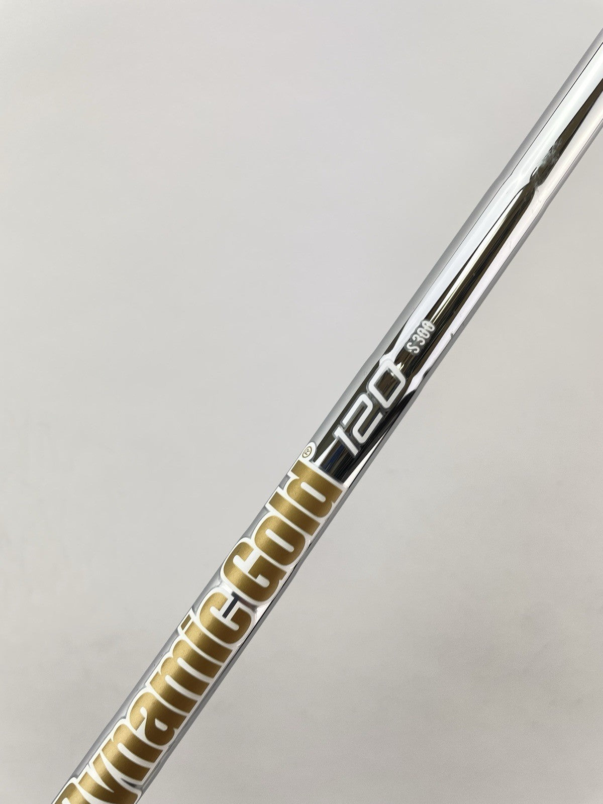 Dynamic Gold 120 Iron Shaft S300 Stiff Flex Steel 35.5” /0.355 Tapered /243625
