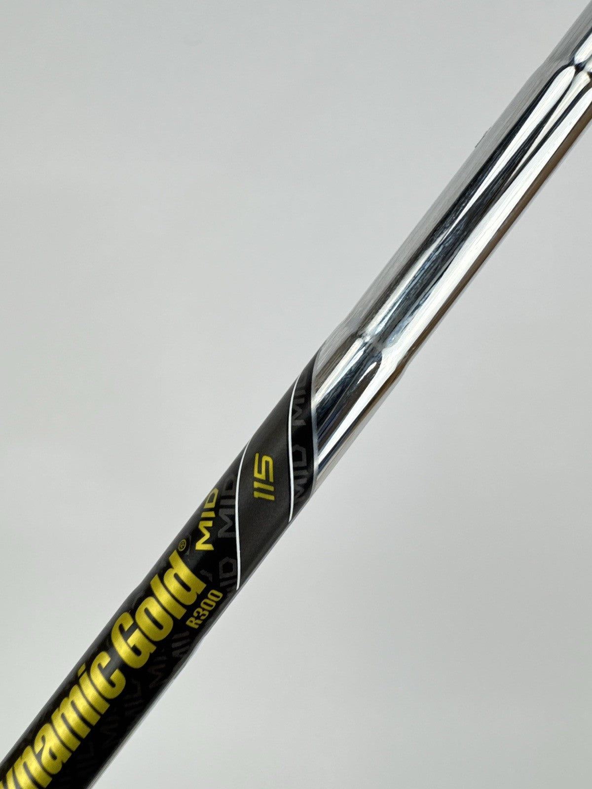 Dynamic Gold 115 Iron Shaft Mid R300 Regular Steel 35.25” /0.355 Tapered /332987