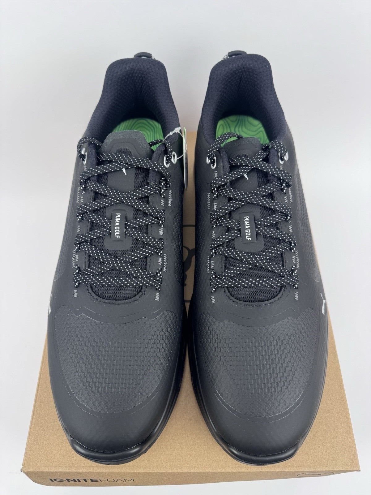 Puma IGNITE Elevate X Golf Shoes Men's Size UK 10.5 Black Waterproof/321003