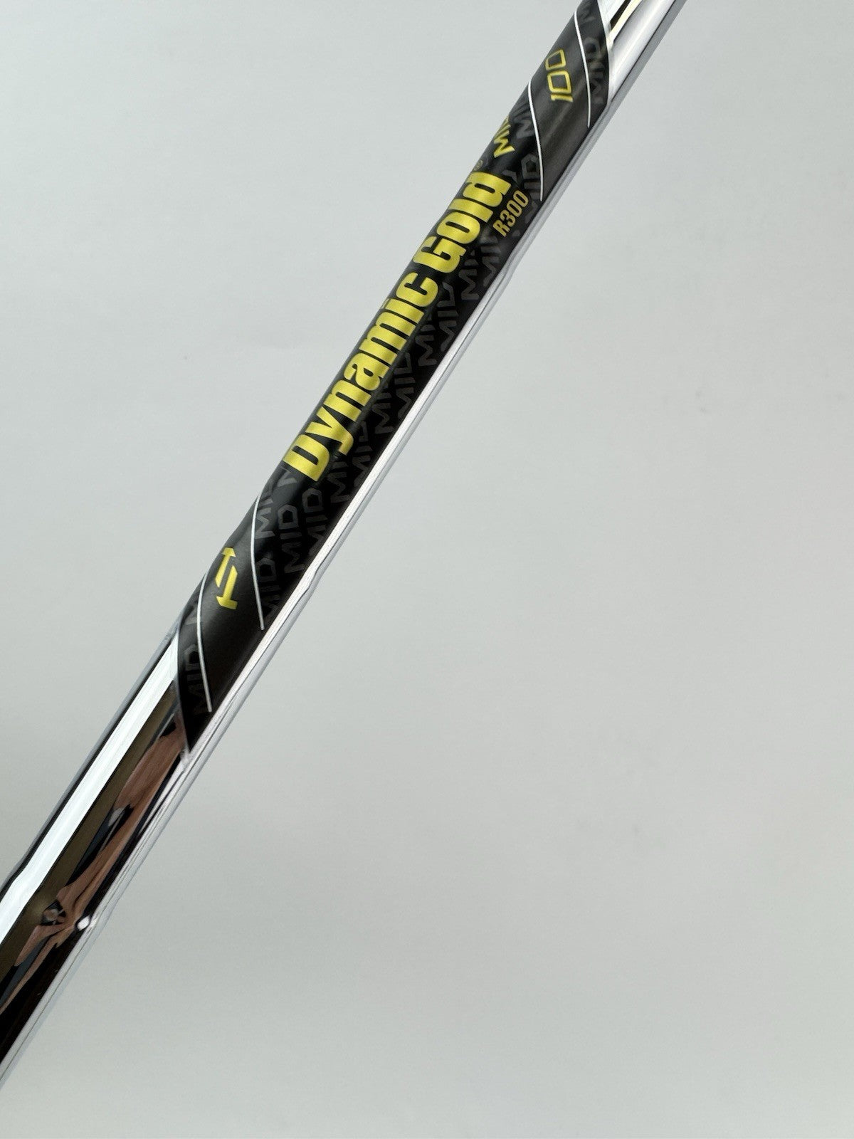 Dynamic Gold Mid 100 Iron Shaft R300 Regular Flex Steel 35.25 /0.355 /269713