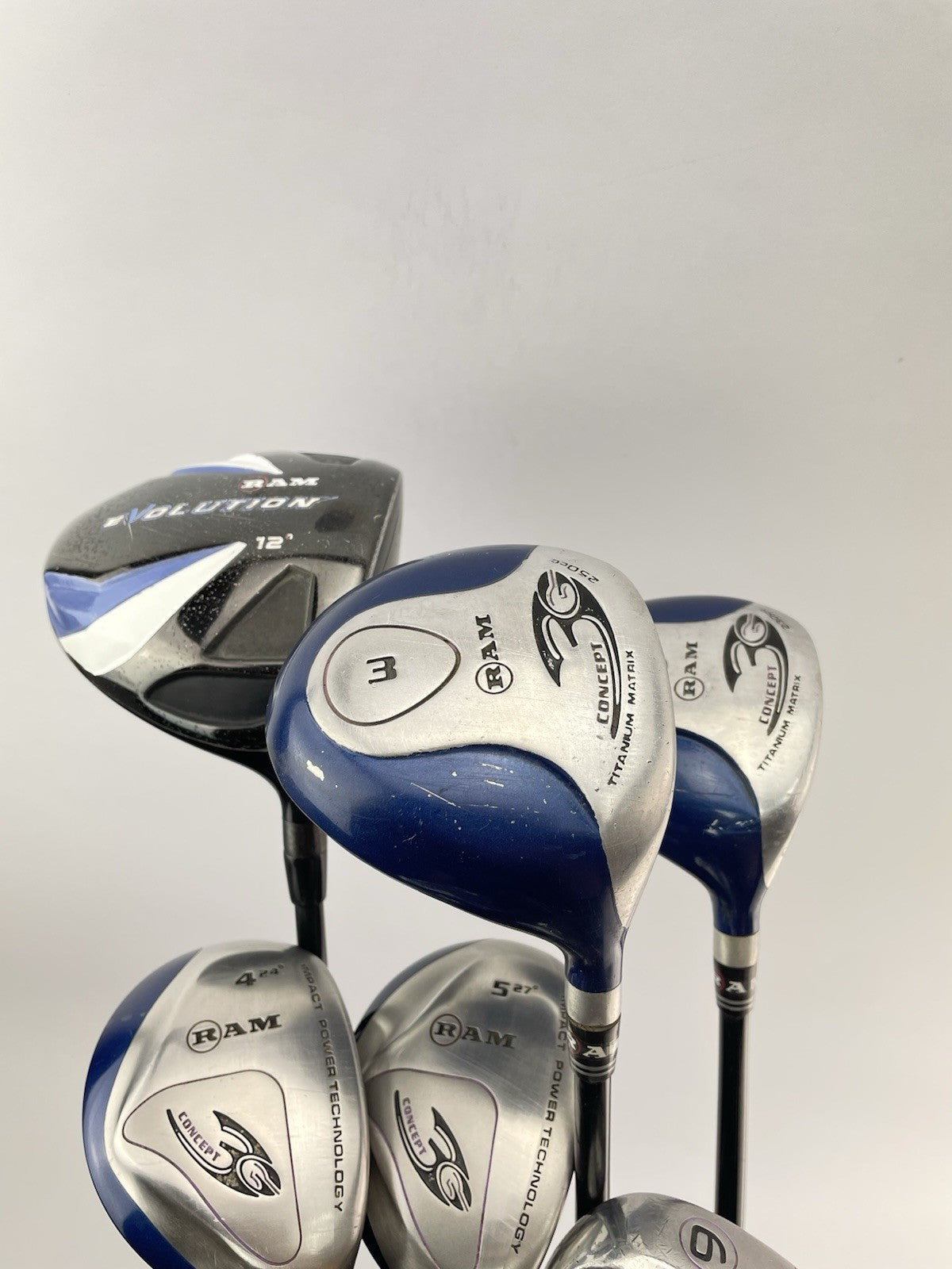 Ram Golf Package Set 12 Clubs Ladies Flex Graphite /Right /New Grips /Bag /263592