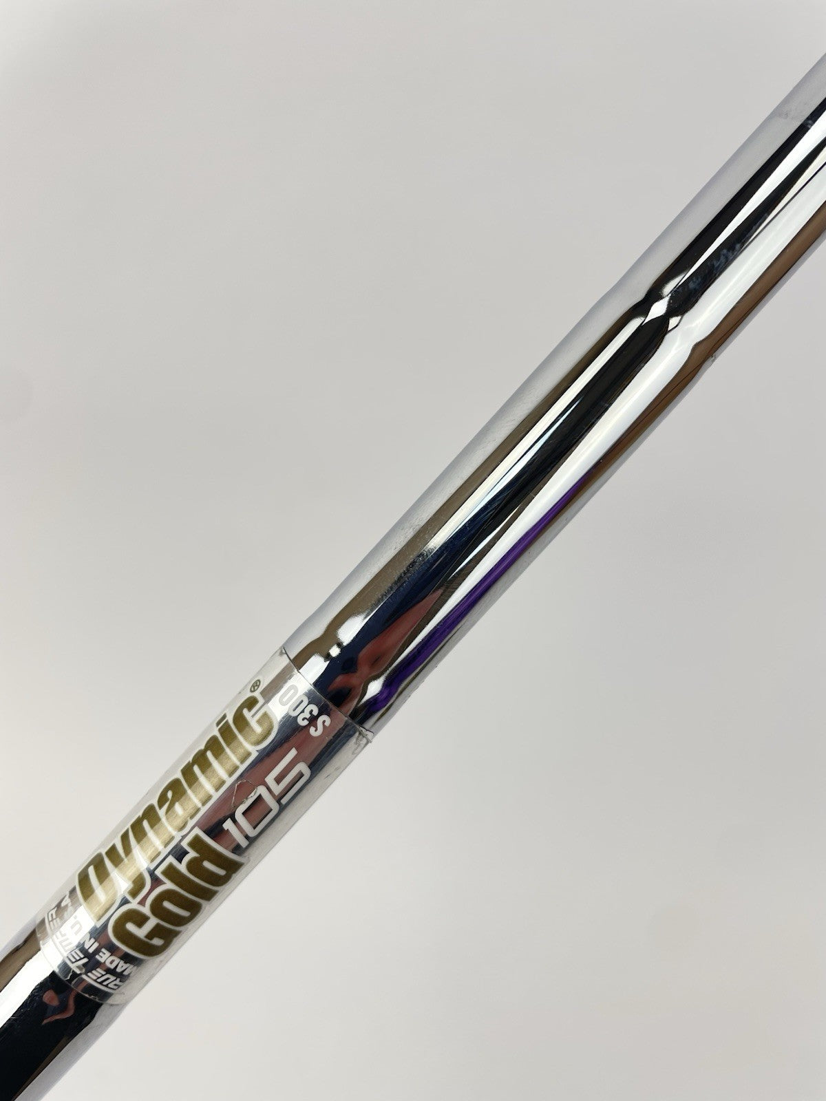 Dynamic Gold 105 Iron Shaft S300 Stiff Flex Steel 35.25” /0.355 Tapered /342892