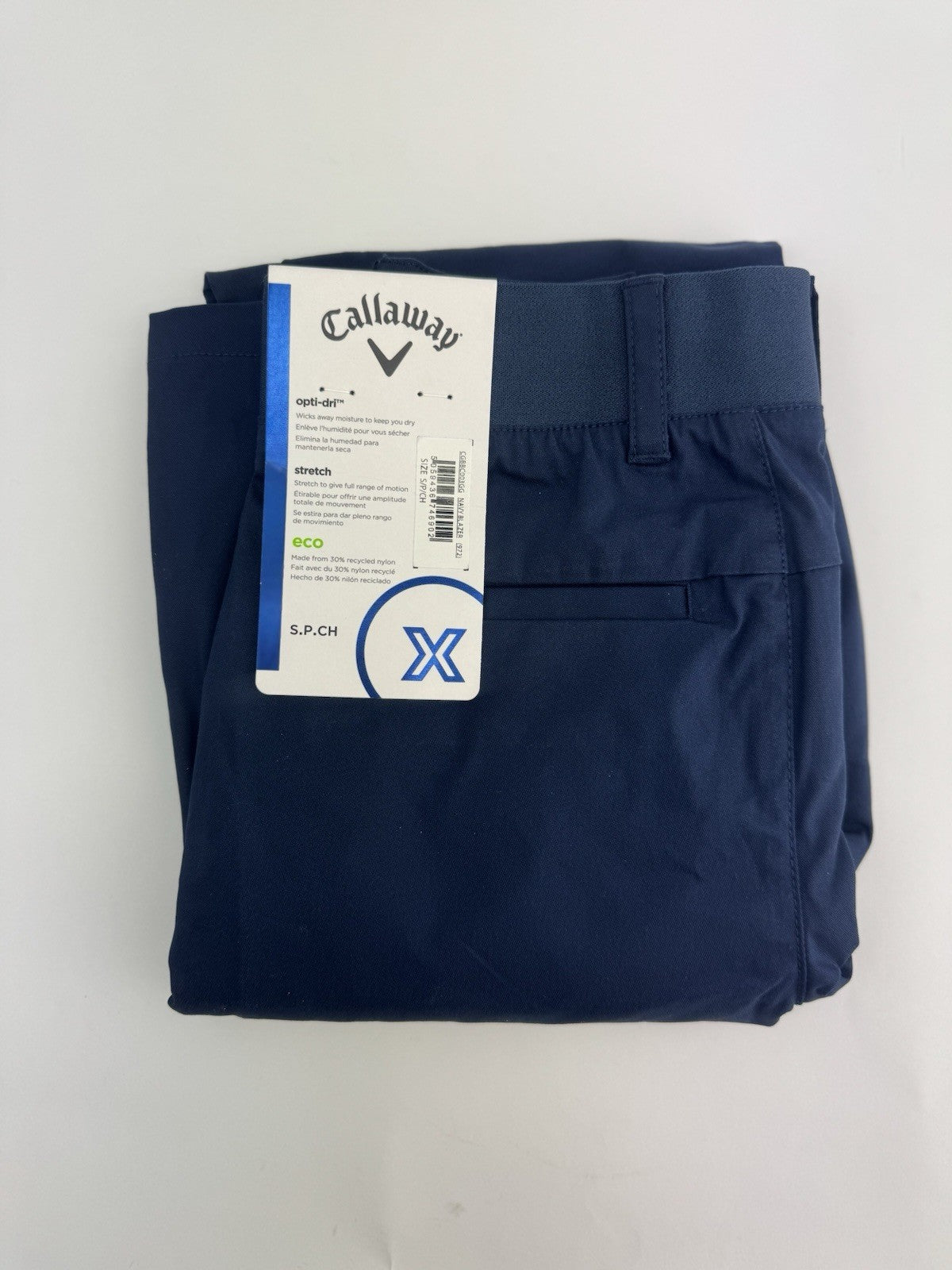 Callaway Juniors Opti-Dry Golf Trousers Navy Size Small Brand New/ 308021