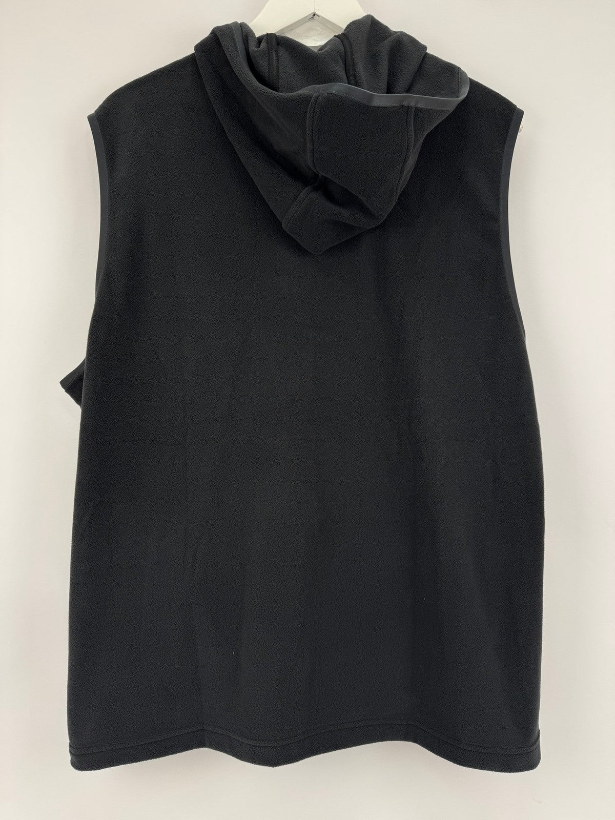 Adidas Ultimate365 Hoodie Vest Men's Size Medium Black Fleece Sleeveless /325636
