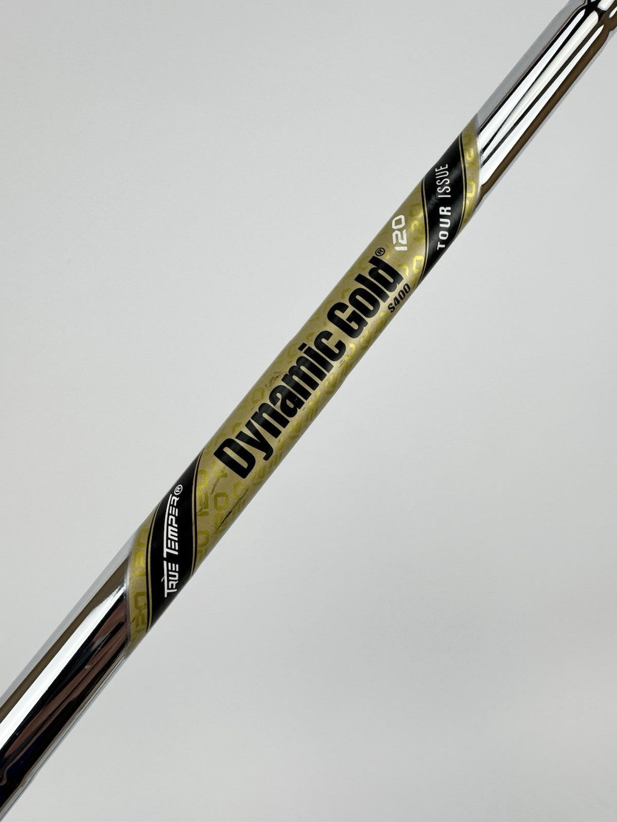 Dynamic Gold 120 Iron Shaft S400 Stiff Flex Steel 35.75” /0.355 Tapered /327580