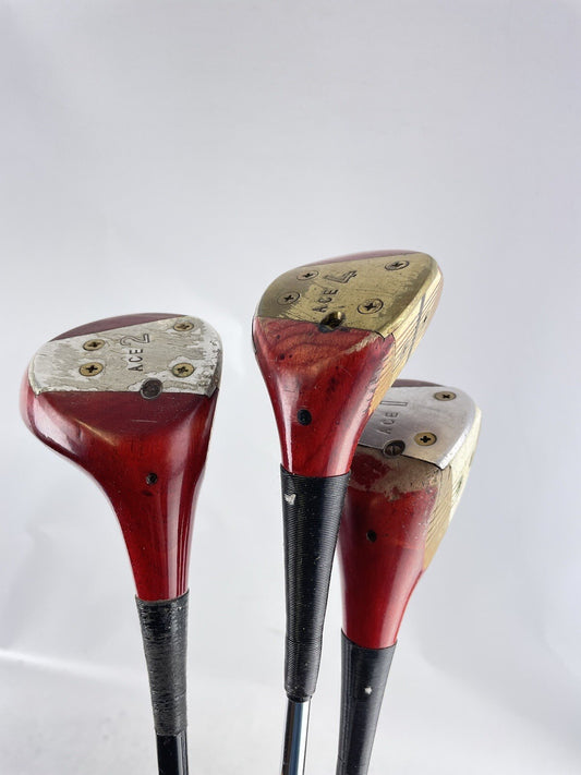 Tom Morris St Andrews Fairway Set 1,2&4 Woods Regular Steel /New Grips /89310