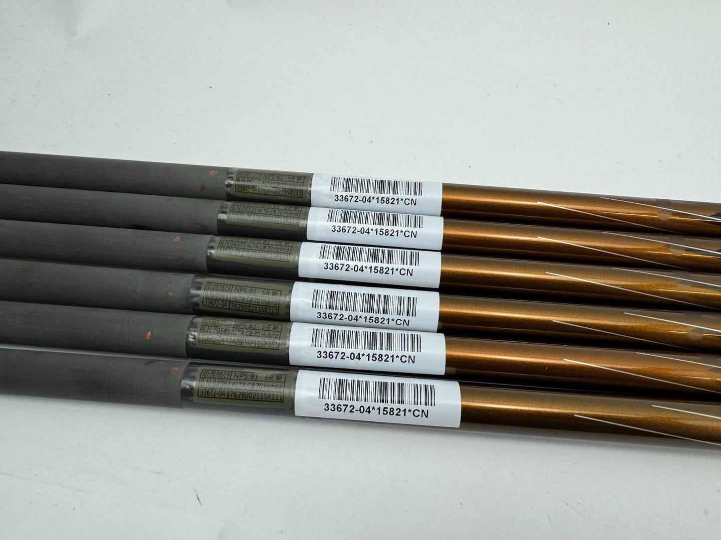 Alta CB Iron Shaft Set (6) SR 70 Senior Graphite 0.370 Parallel /New /301967