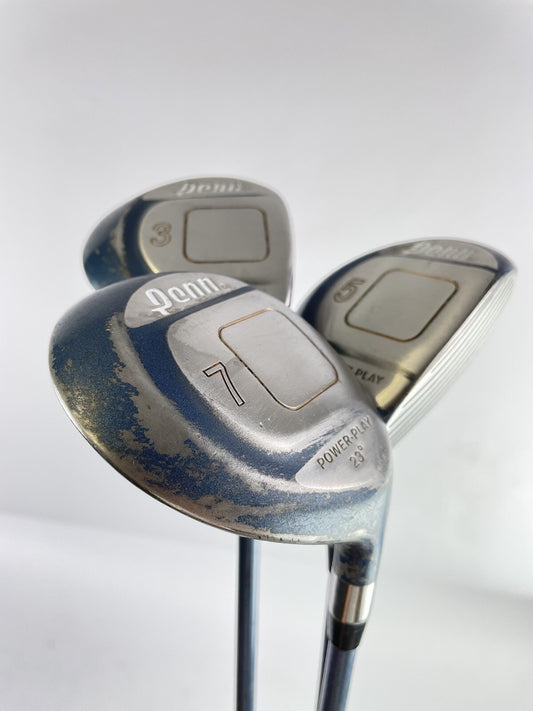 Penn Golf Ladies Fairway Set 3,5&7 Woods Ladies Graphite /New Grips /107830