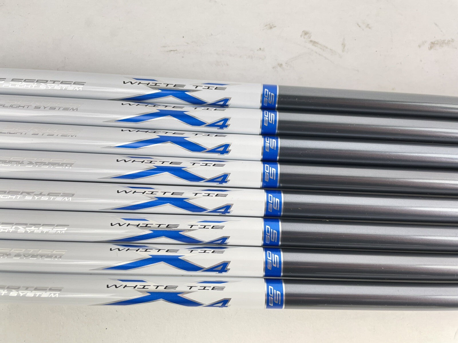 Matrix Ozik White Tie Iron Shaft Set (8) X4 60S Stiff Graphite 42”/0.370 /New2