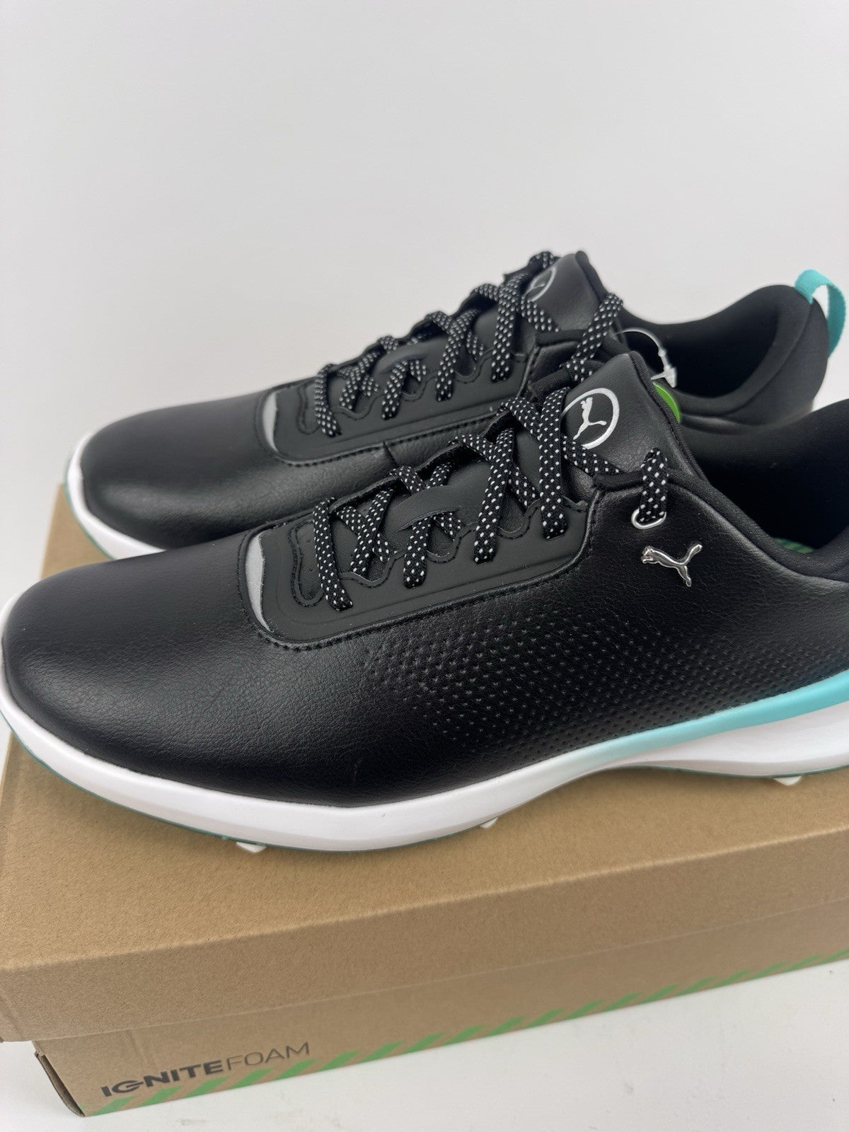 Women’s Puma Ignite Blaze 2 Golf Shoes Black Aquatic Size UK 8 Comfortable/323163