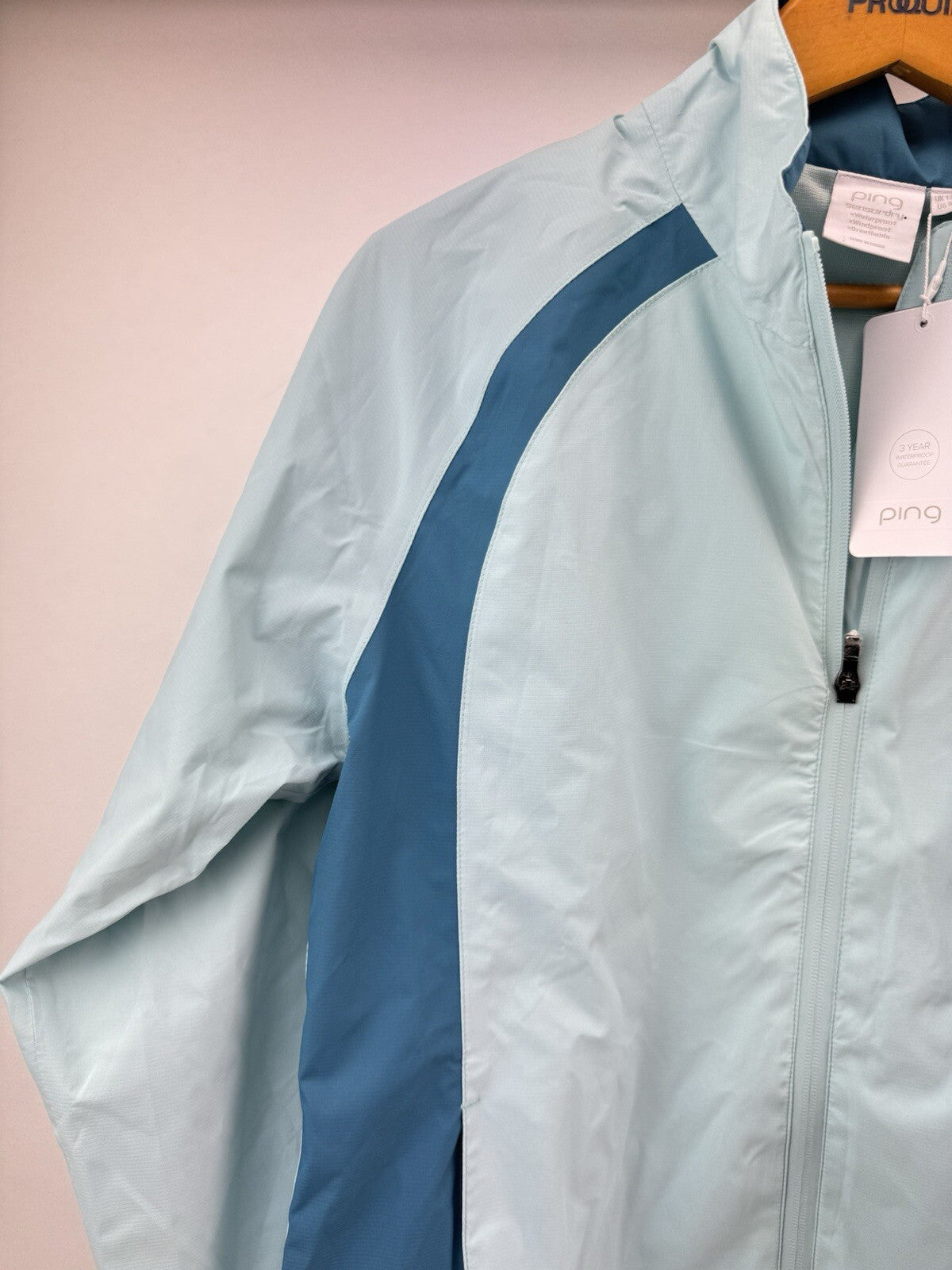Ping Ladies Waterproof Jacket Freda UK 12 /Full Zip /New /208392