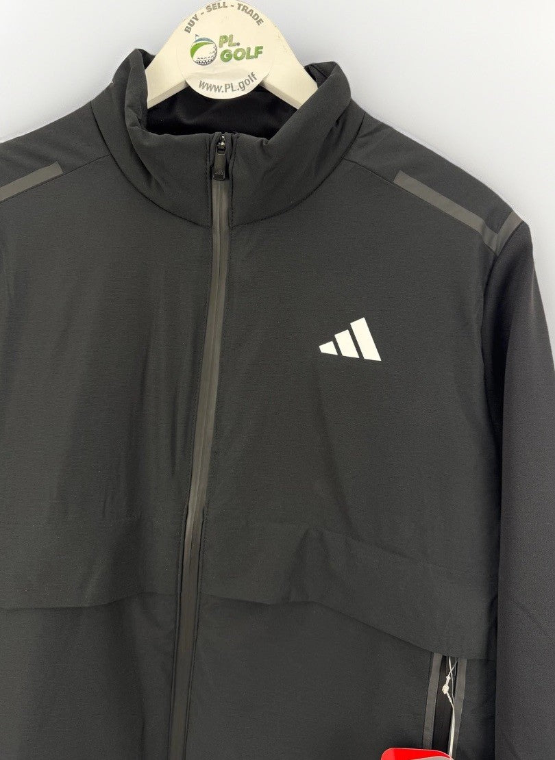 Adidas Ultimate365 Tour Frostguard Full Zip Jacket Men Size Medium Black /325101