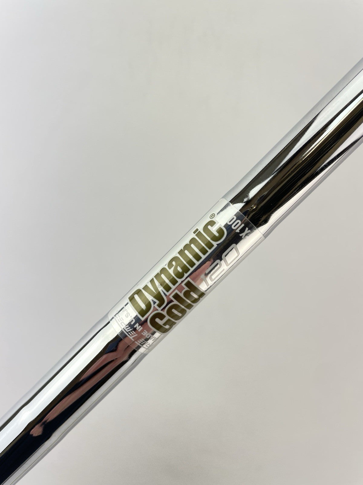 Dynamic Gold 120 Iron Shaft X100 Extra Stiff Flex Steel 35 /0.355 Tapered/238413