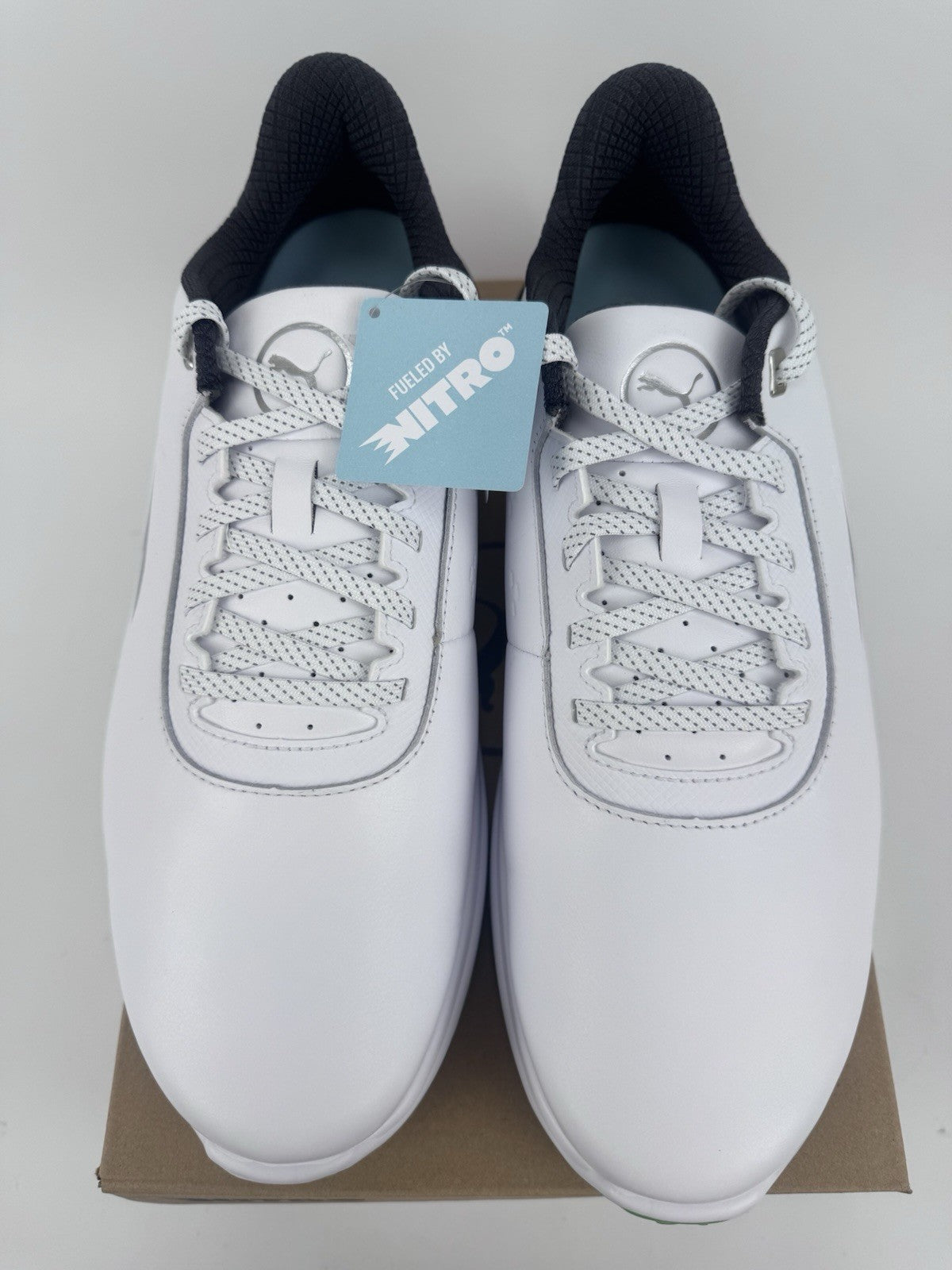 Puma Phantomcat Nitro Men's Golf Shoes Size UK 10.5 White Black Fluro/319073